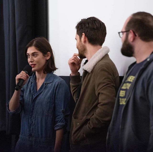 Lizzy Caplan tackles a hardball question like a boss after the screening of The Toll Road at @iffboston. Thanks to the Independent Film Festival Boston for an incredible weekend. #TheTollRoad