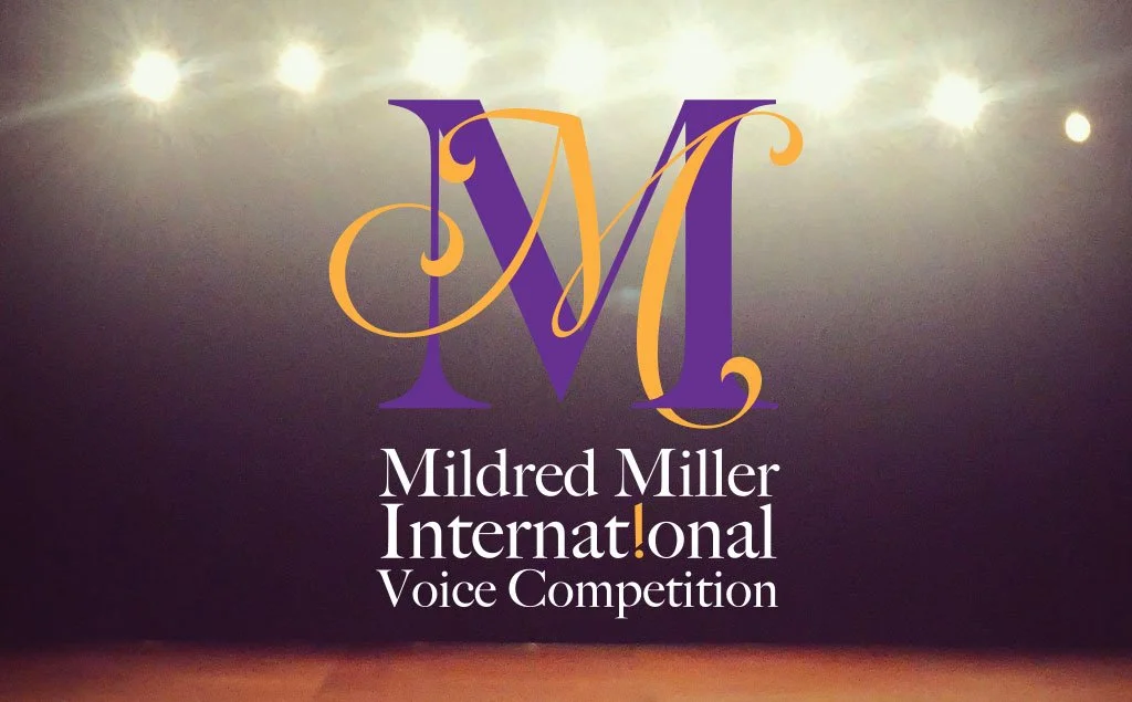 I'm a finalist in the Mildred Miller International Voice Competition!