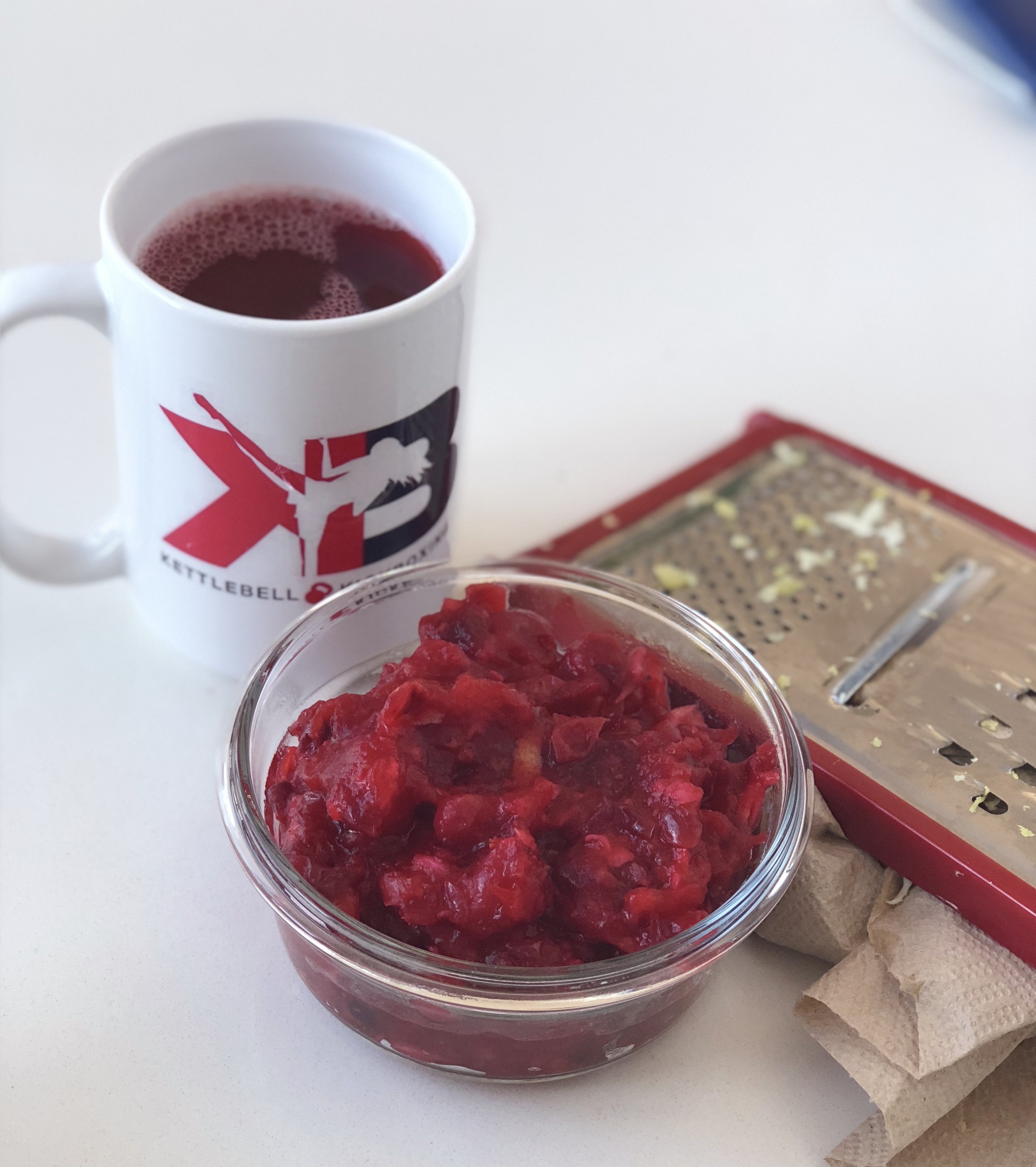 Organic, Authentic, healthy cranberry sauce - Ingredients* 24 oz fresh cranberries ( a bag)* ½ cup no sugar added applesauce* ½ cup water* juice and zest of one orange* 3-4 TBSP honey / agave/ stevia - you decide! or to taste optional
