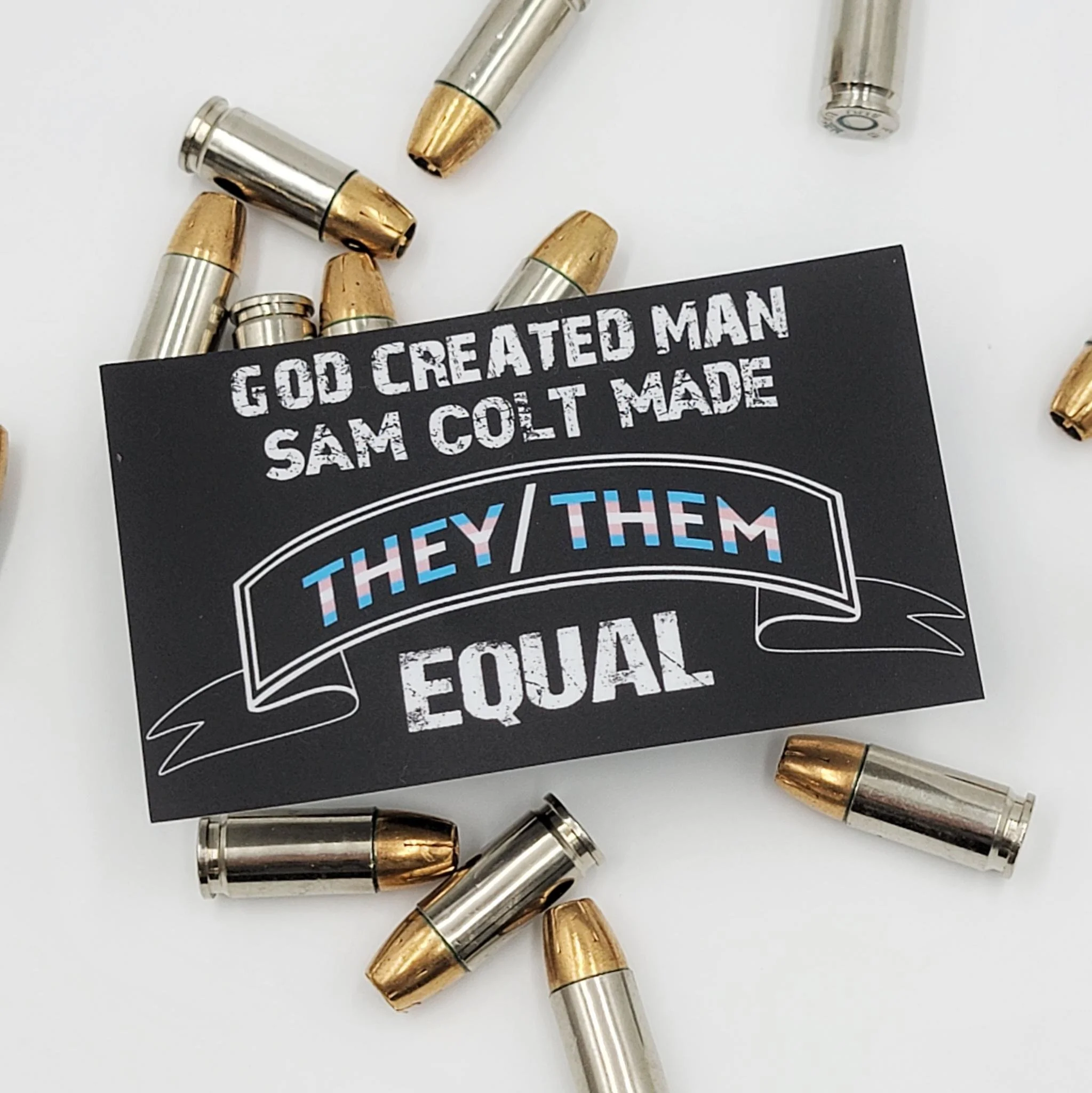 Sam Colt Made They/Them Equal - InRange Sticker