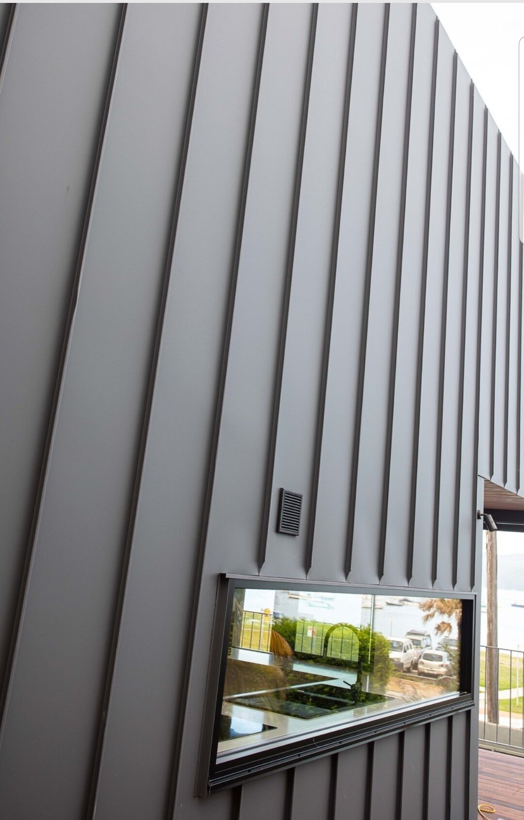 wall cladding, standing seam, palm beach, sydney