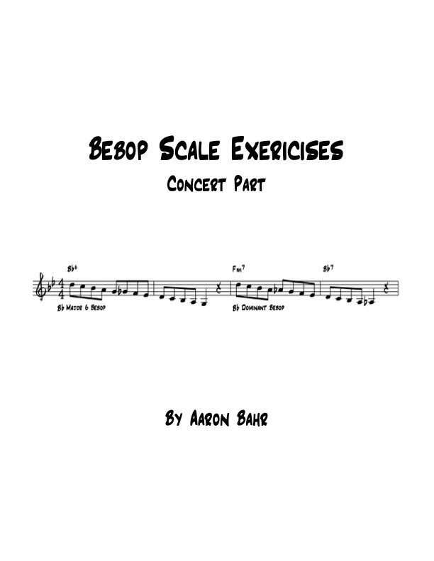 Bebop Exercises (Concert Part)