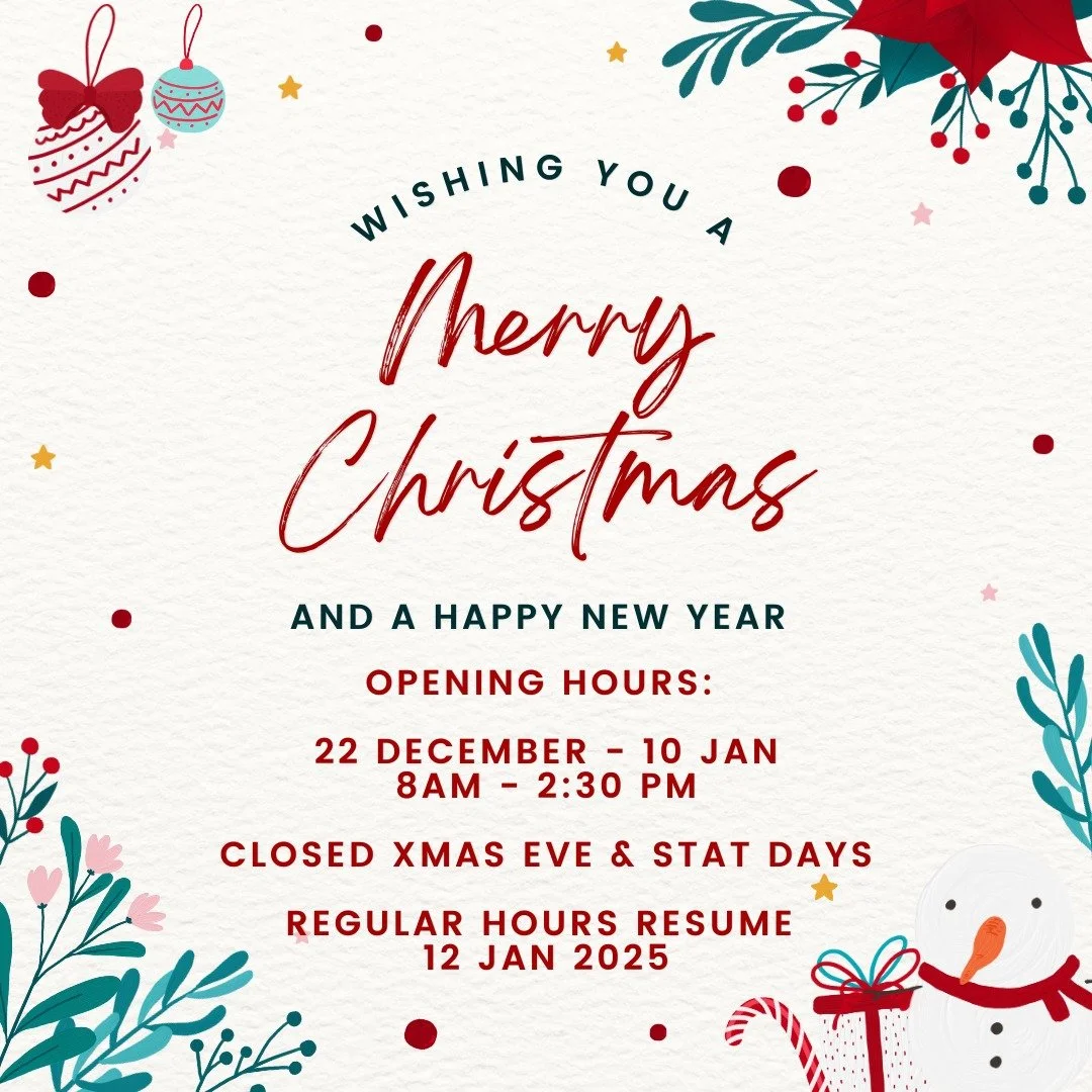 As the year comes to an end, we just want to say a huge thank you for all your love and support this year, it truly means a lot to us. We hope you all have a restful Christmas break with your loved ones.🎅

We&rsquo;ll be open 8am &ndash; 3pm from 22
