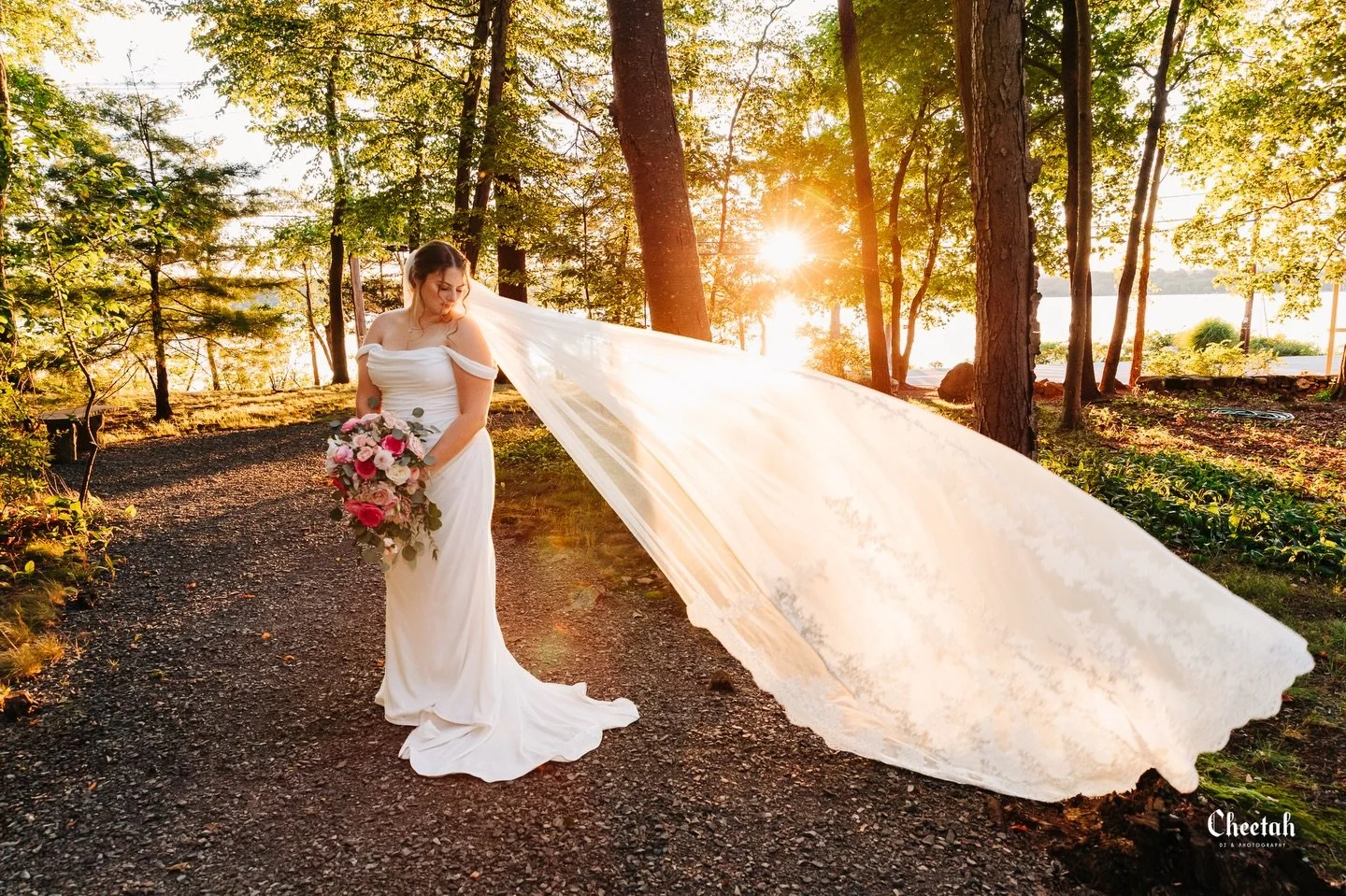 Golden Light &amp; a Cathedral Veil🖤

#cheetahdjphotography
#salemmaweddingphotographer 
#salemmaweddingdj
#massachusettsweddingphotographer 
#massachusettsweddingdj