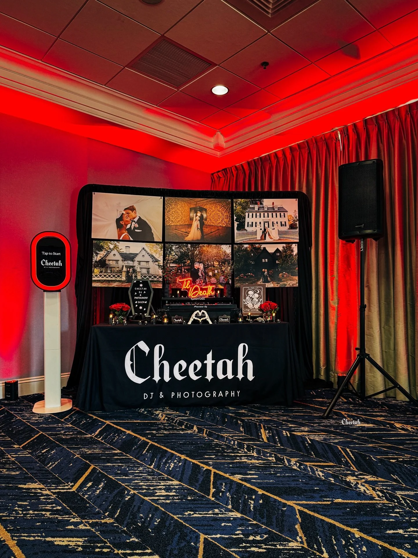 Our Booth at The Salem Waterfront Hotel Open House🖤

#cheetahdjphotography
#salemma
#salemmassachusetts 
#salemmaweddingphotographer 
#salemmaweddingdj