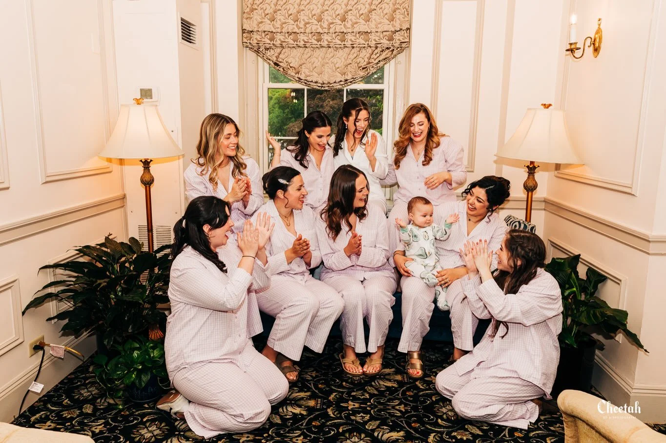 Sometimes the best moments are the ones you never plan.

Before the portraits, before the ceremony, and before the celebrations, one tiny guest had everyone smiling. 🥹👏

From a joyful morning at the Hawthorne Hotel to timeless portraits at the Hous