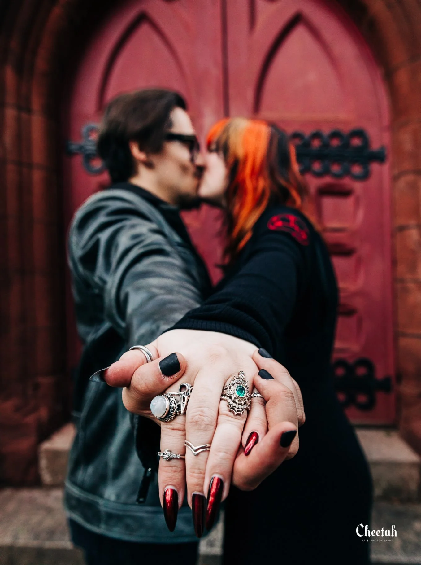 Not your ordinary love story. 🖤💍

A little dark romance in the heart of Salem, Massachusetts. 🦇

📸 Cheetah DJ &amp; Photography

#SalemMA #SalemMassachusetts #SalemEngagement  #SalemPhotographer #CheetahDJPhotography