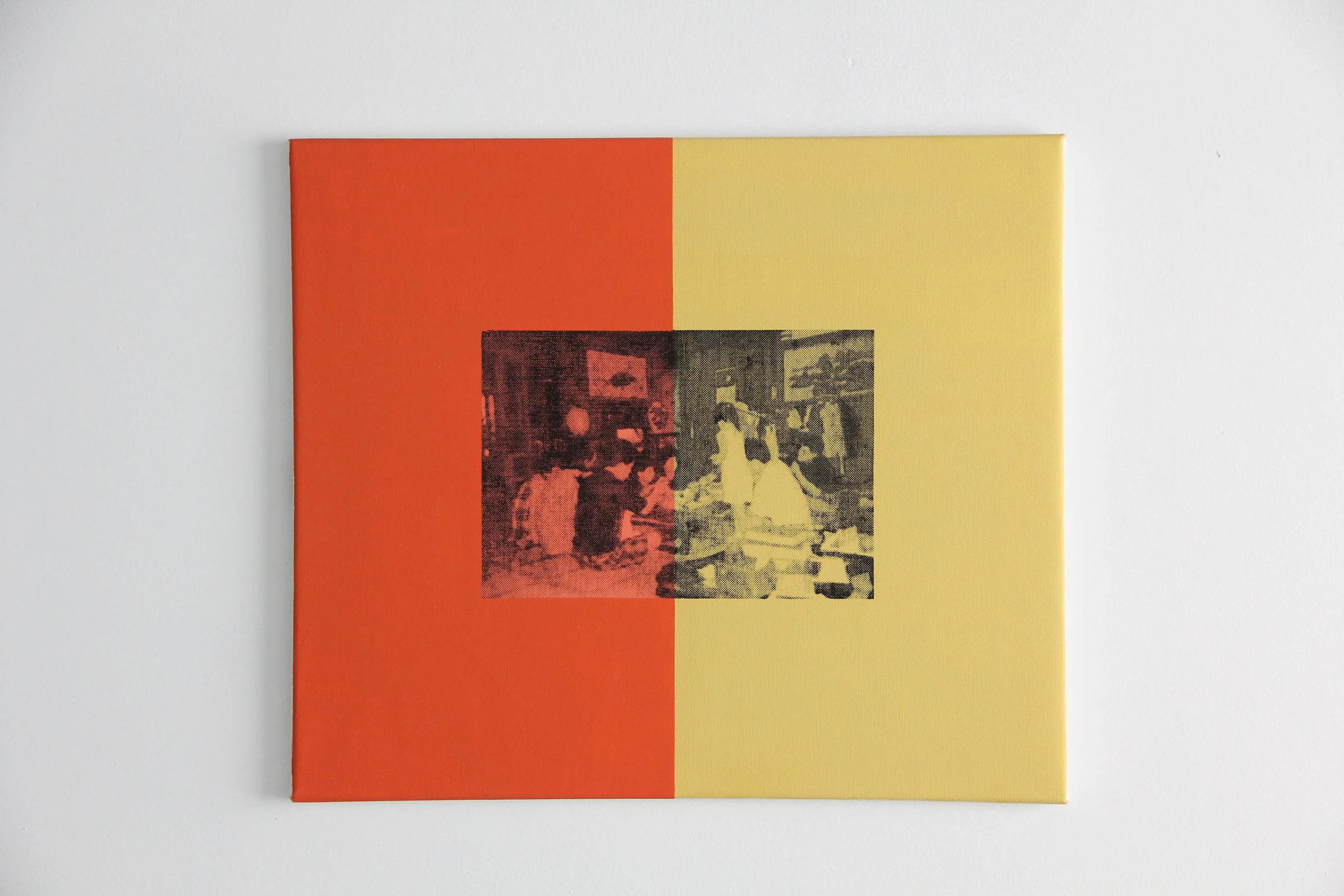 2019.ET3 Silkscreen, Flashe on canvas 45 x 53 cm