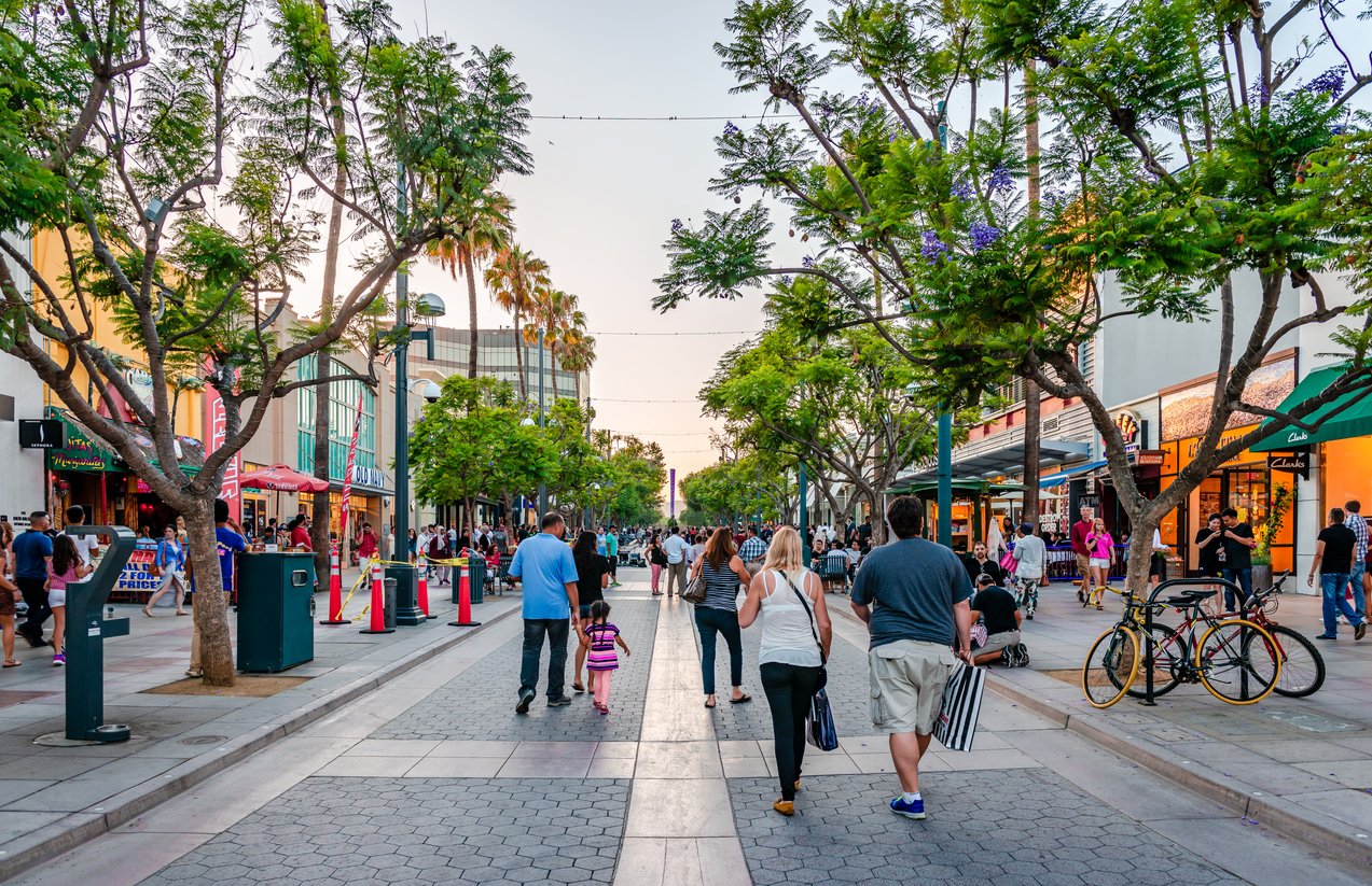 Third Street Promenade, Santa Monica, CA - California Beaches