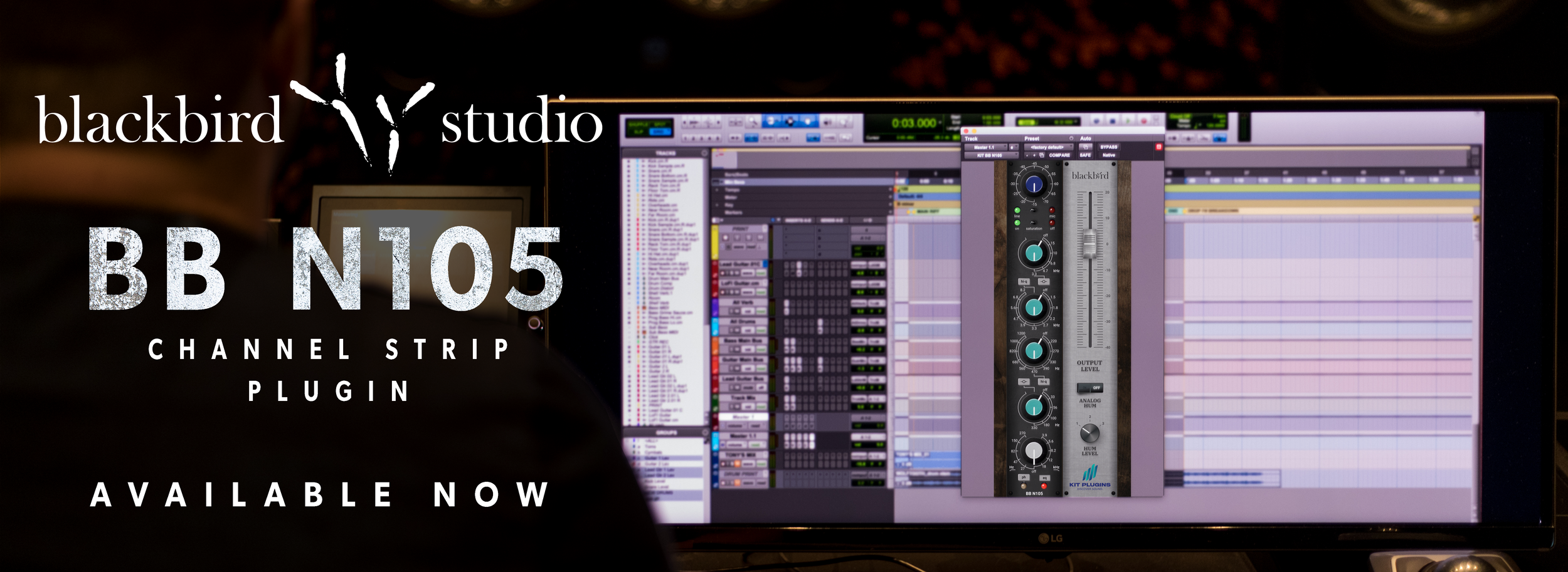 BLACKBIRD STUDIO AND KIT PLUGINS TEAM UP TO RELEASE THE BB N105 PLUGIN