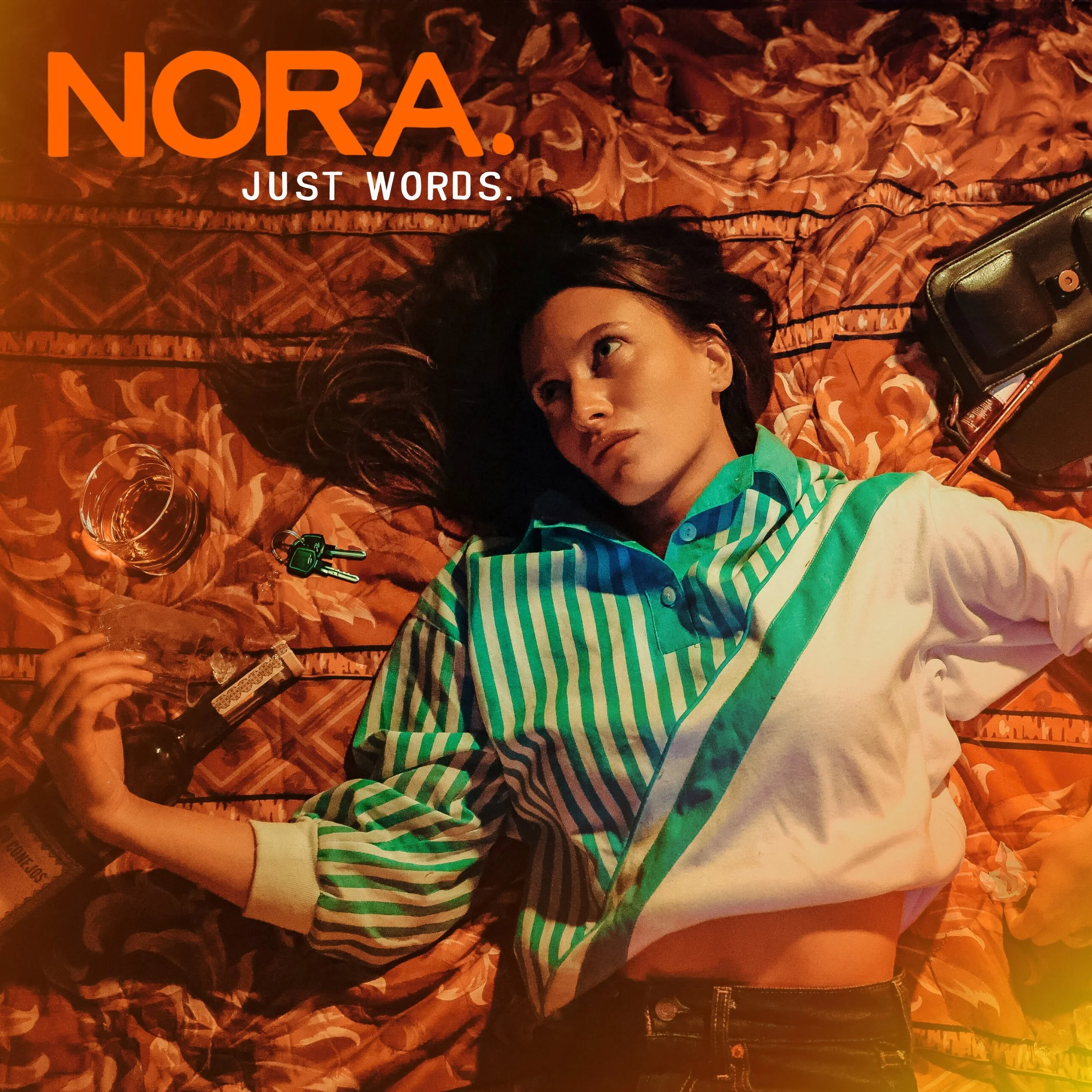 NORA. RELEASES CRITICALLY ACCLAIMED DEBUT EP JUST WORDS. TODAY 