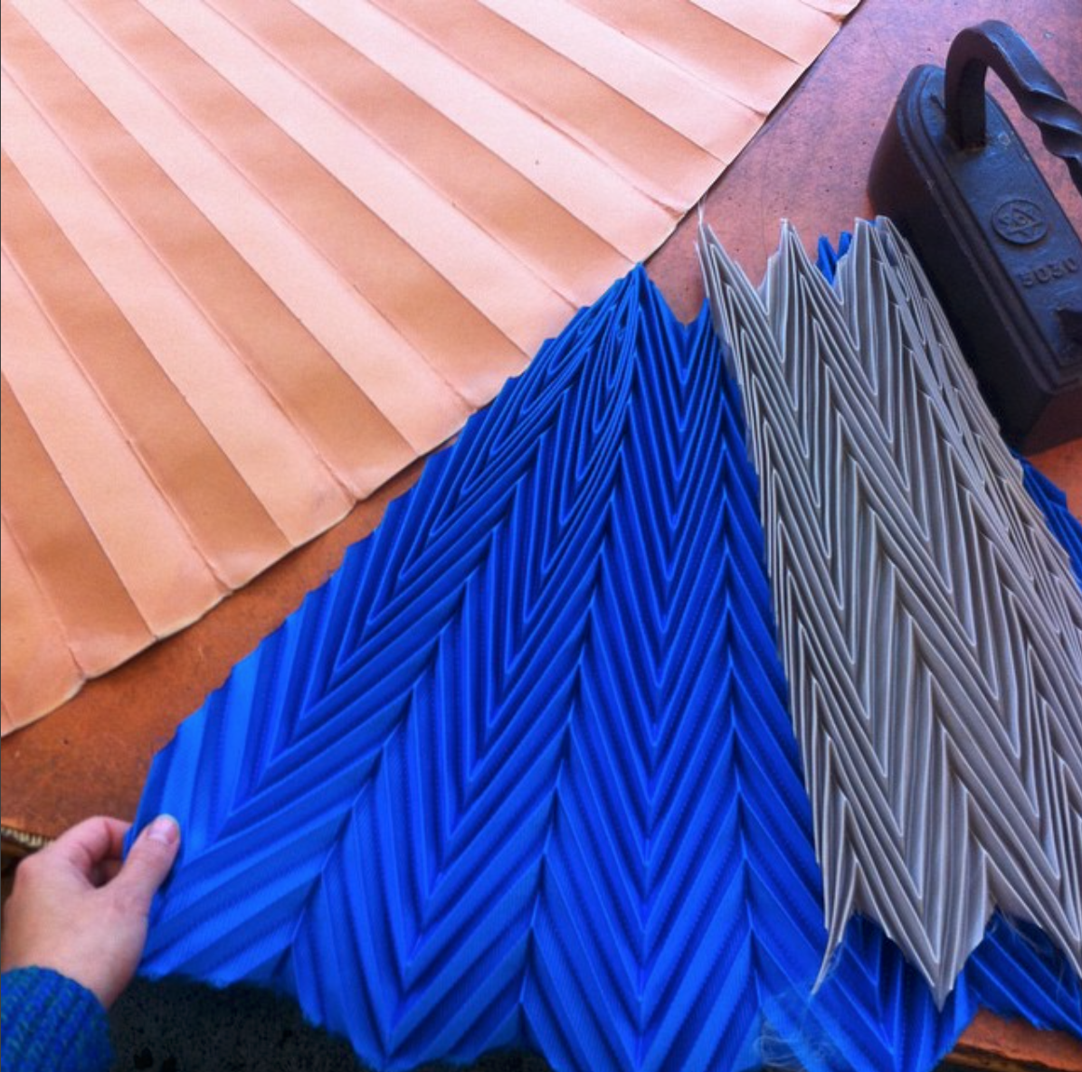 TECHNIQUE - Pleating fabric process