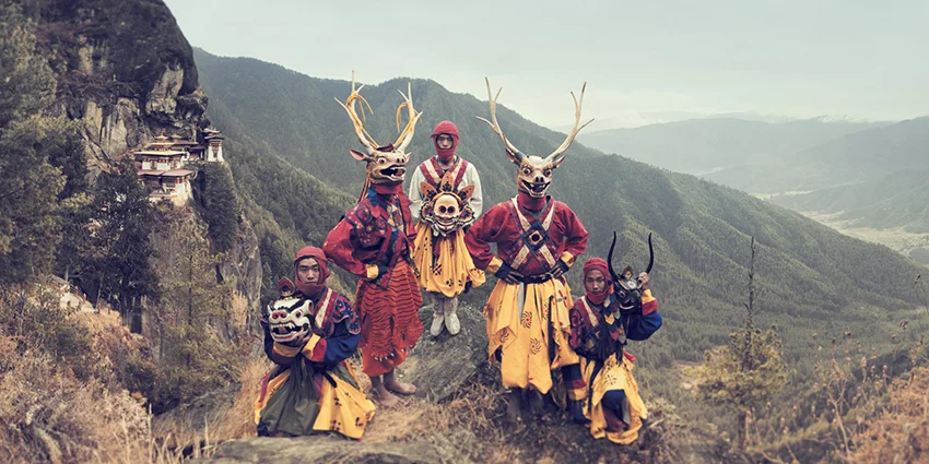 Mask Dancers, Paro, Bhutan, 2016