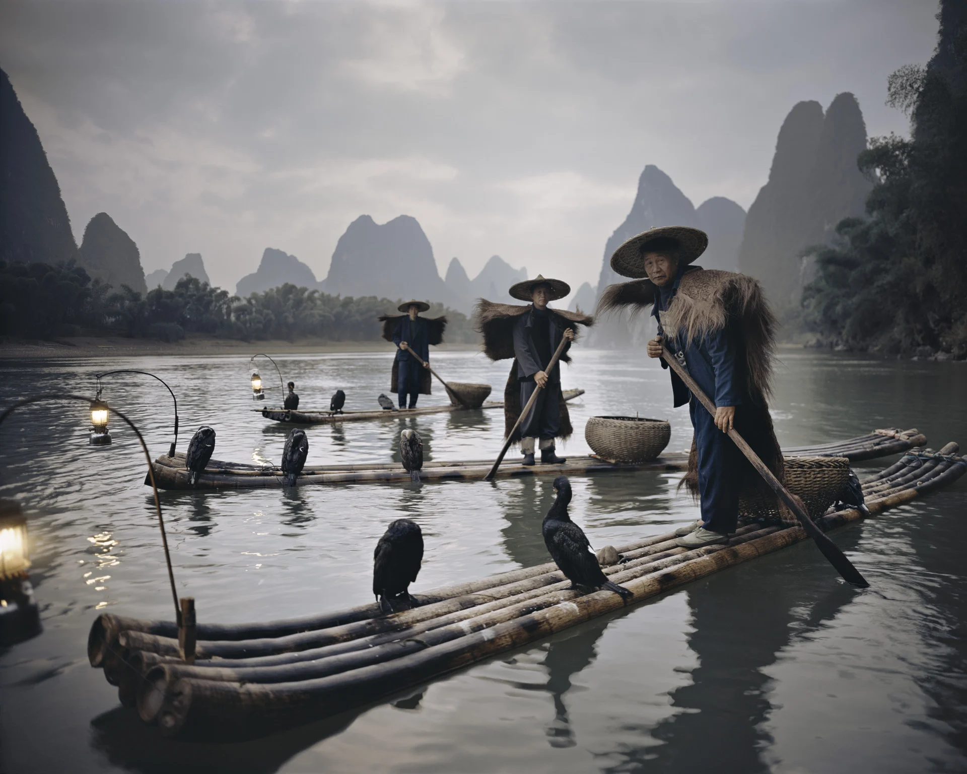 Yang Shuo Cormorants, China, 2005
