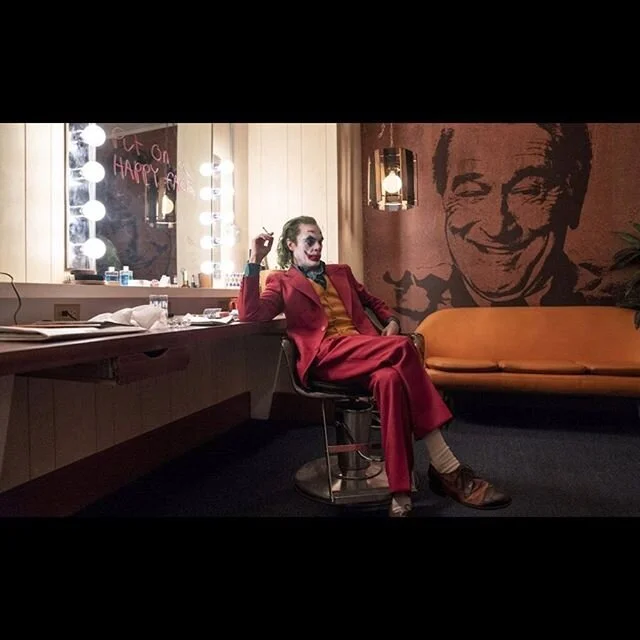 OSCAR WATCH -
Oscar Costume Nominee 2020
Mark Bridges - Joker
.
. 
With the joker a well known piece of popular culture, Mark  Bridges had to create a world of fabric with enough grit and depth to be realistic in clown wear and still be beloved by th