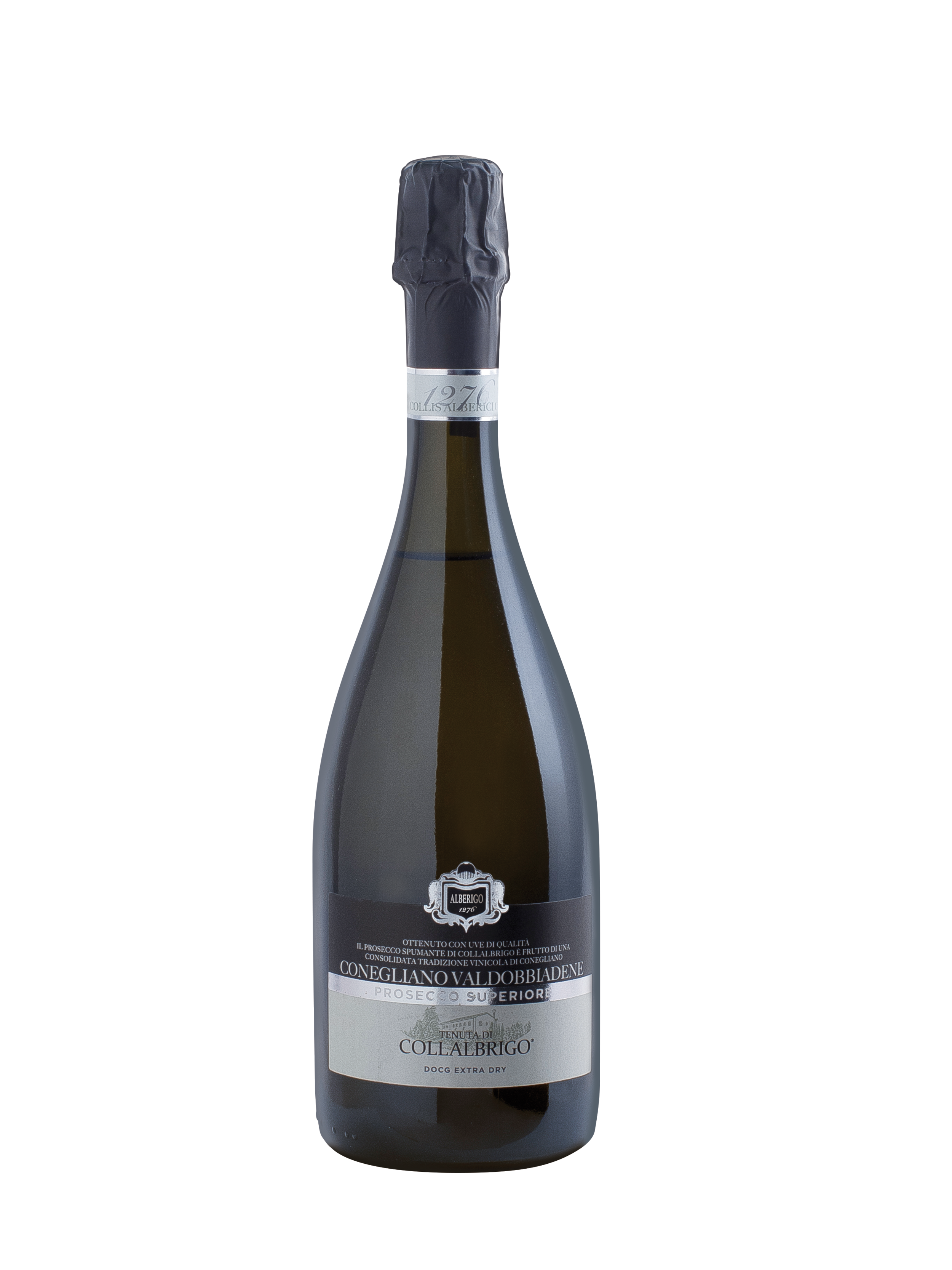 bottiglia conegliano valdobbiadene prosecco extra dry trasparente.png