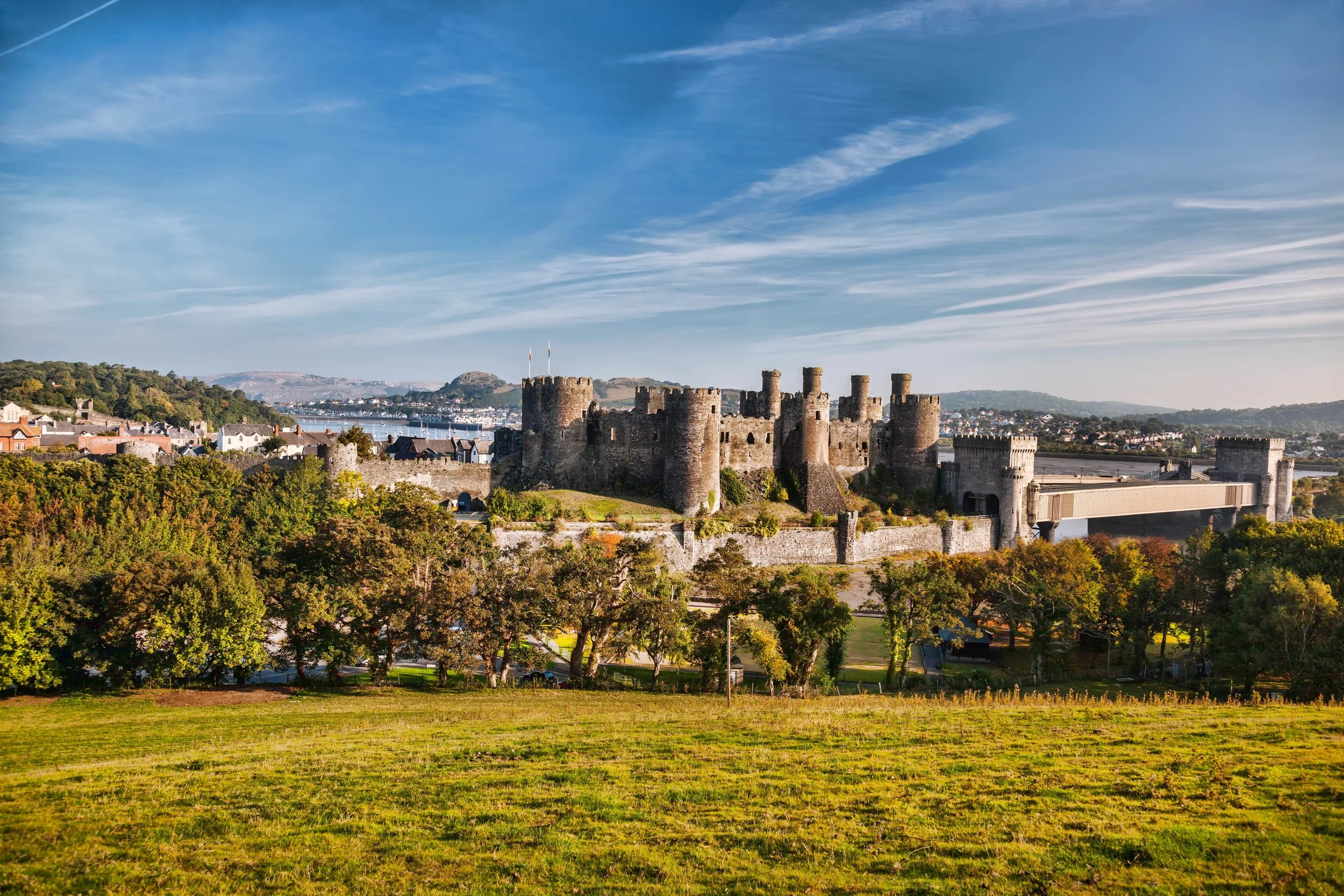 The History of Conwy Castle in North Wales