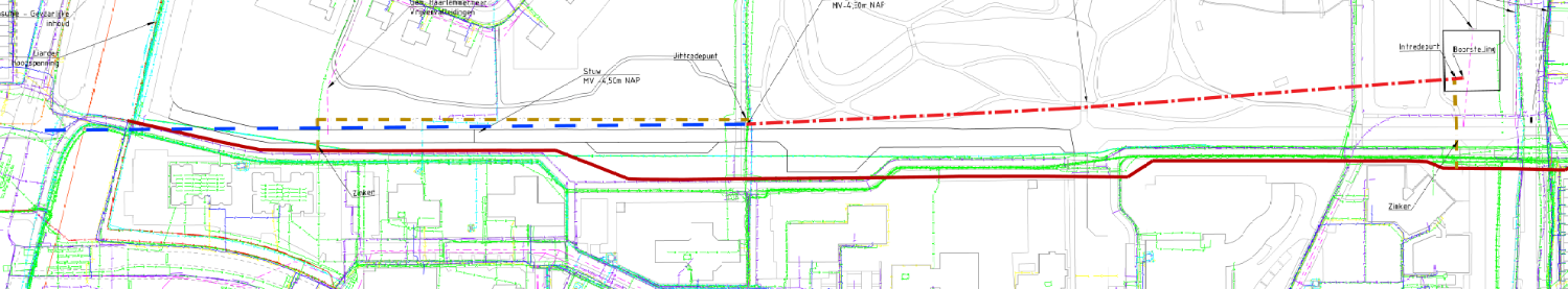 Werkzaamheden transportleiding PWN in Wandelbos