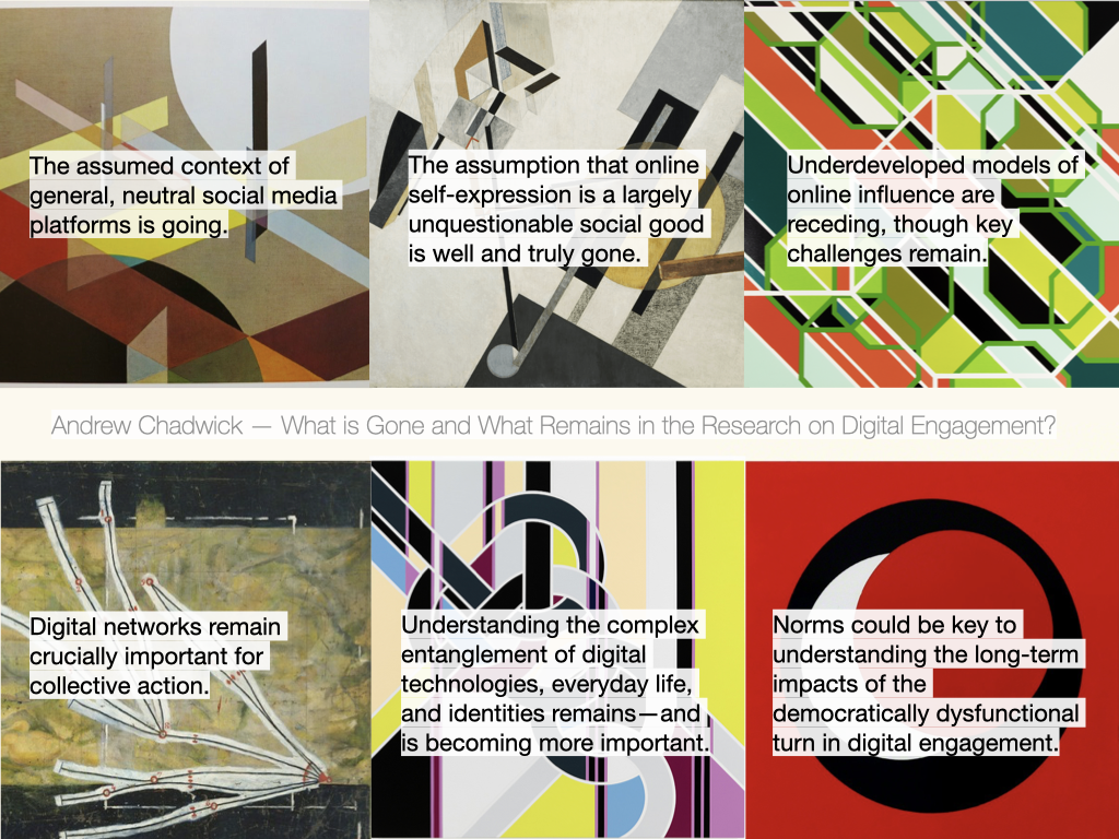 New piece out now! What is Gone and What Remains in the Research on Digital Engagement?