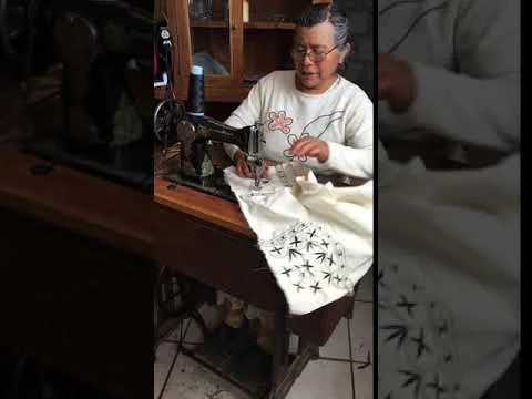 Machine Stitching 3/4 Sleeve Shirt (Copy)