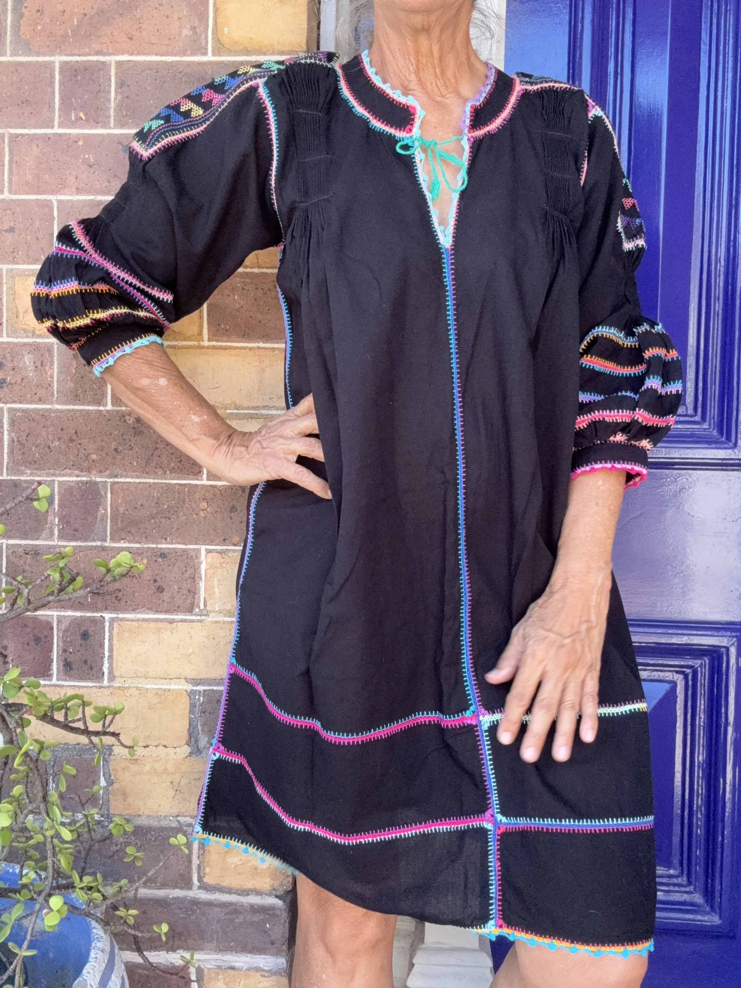 ESP BLACK SHORT MINT TASSEL.JPG