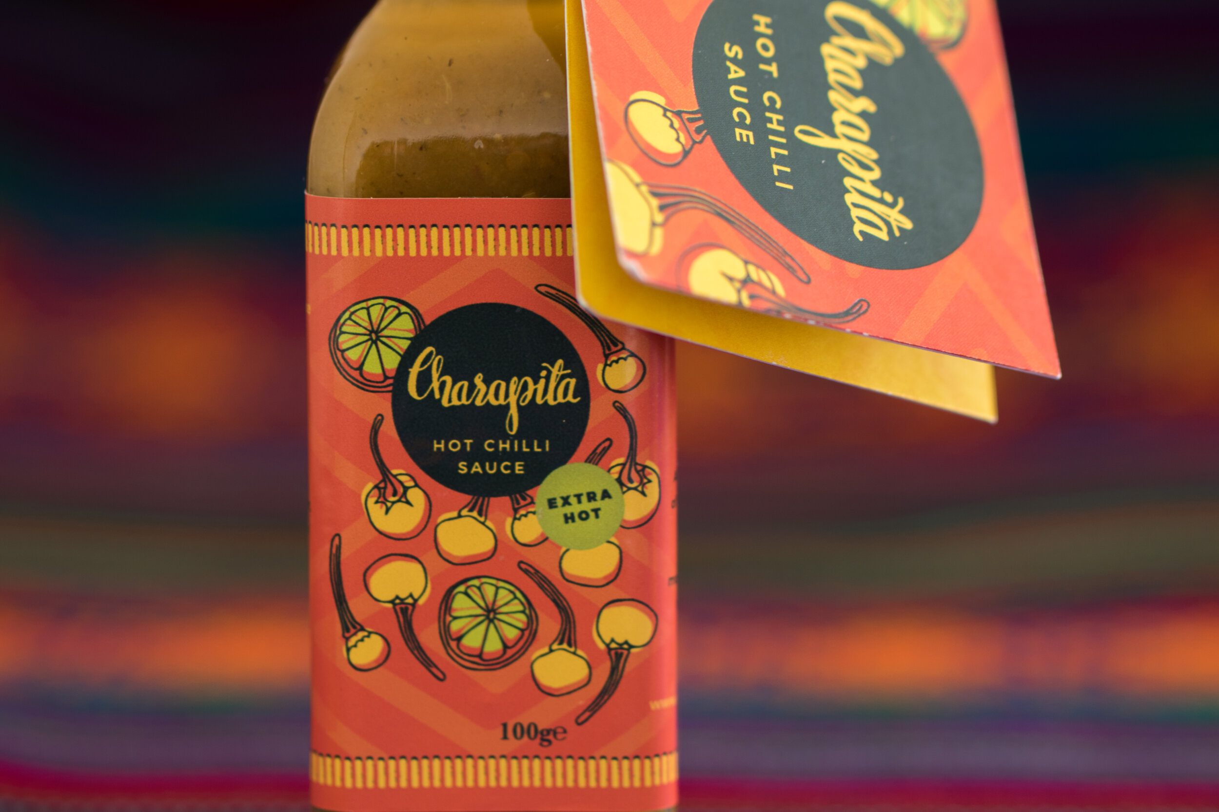  Charapita hot chilli sauce branding 