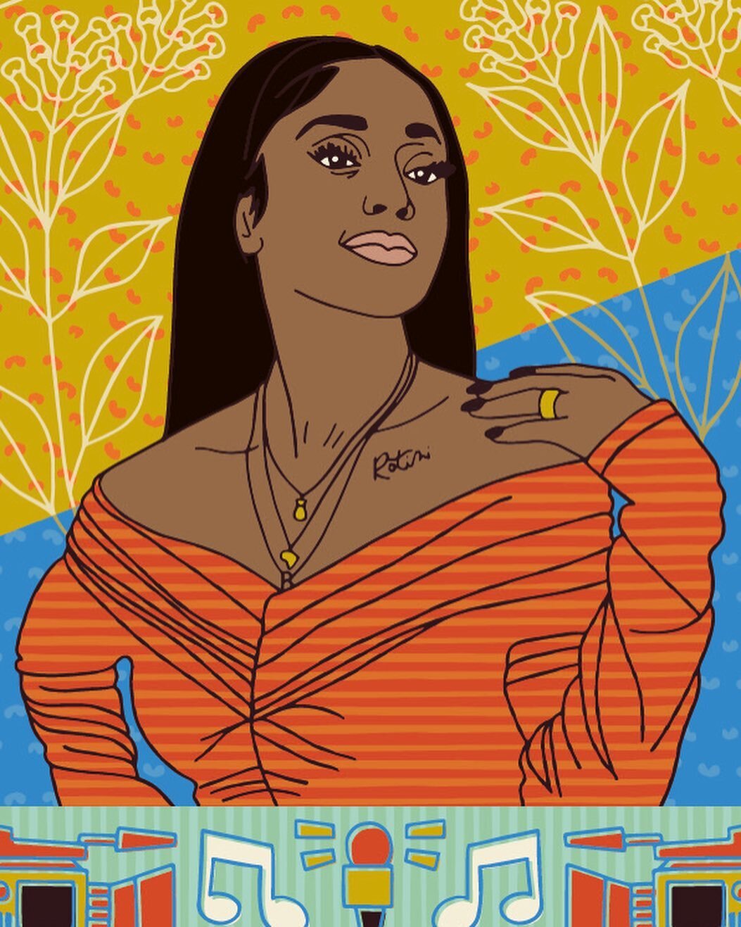 I'm excited to be part of an inspiring book that&rsquo;s just launched &ndash; LeadHERs: Life Lessons from African Women, in partnership with Facebook.

I created illustrations for the East African women featured: @vanessamdee (shown here); Bethlehem