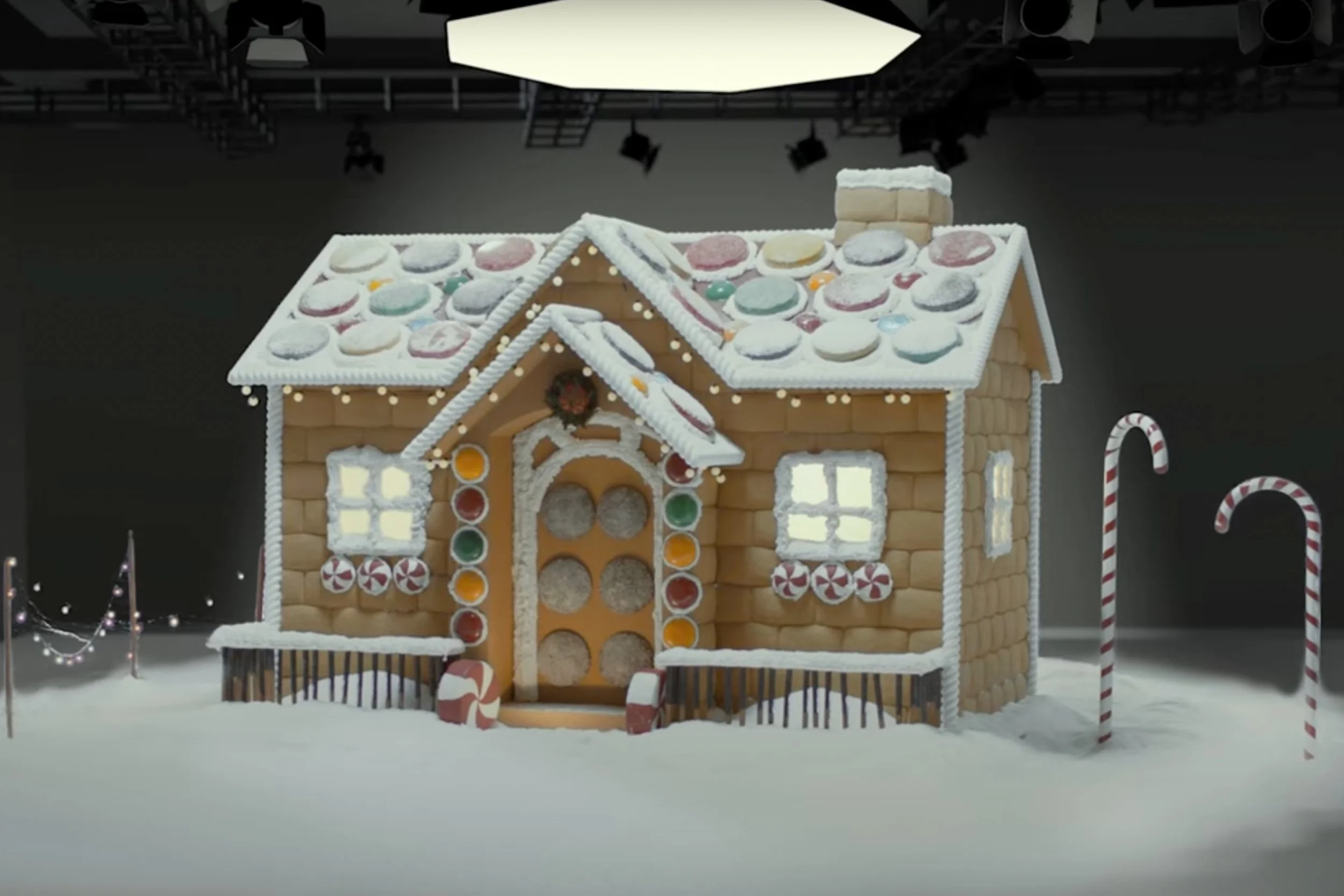 We baked a LIFE-SIZED gingerbread house...
