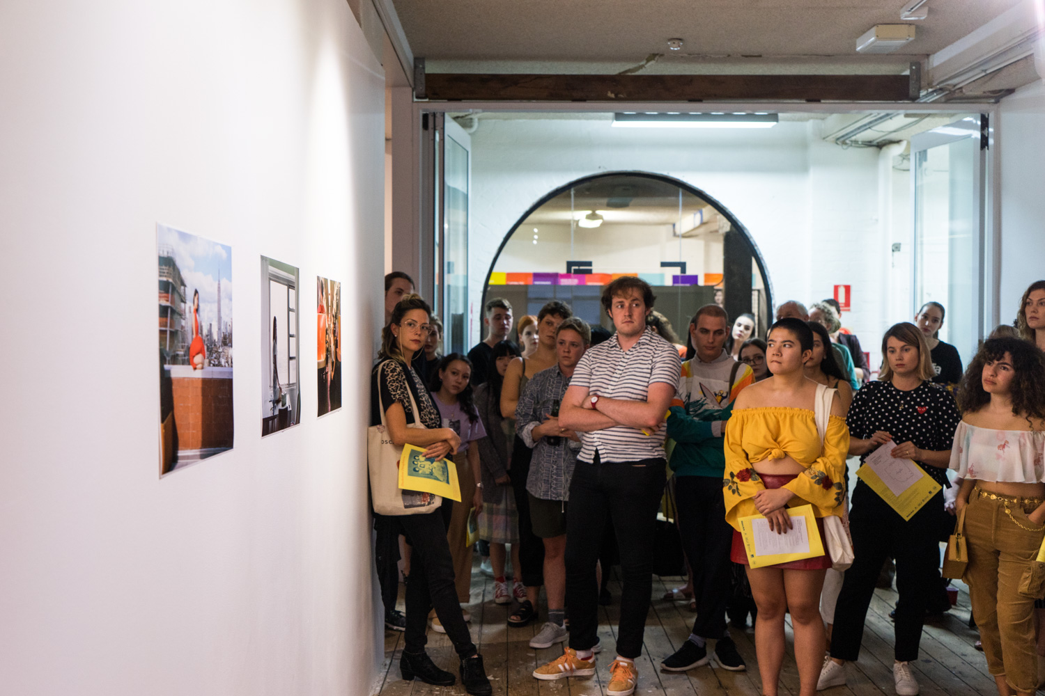  Artist talks,  Disobedient Daughters,  2018, Metro Arts, Brisbane. Photo: Louis Lim. 