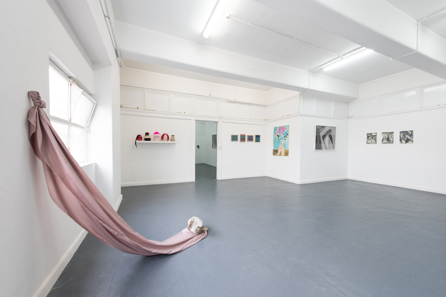 Installation view, No Woman is an Island, 2017, BLINDSIDE, Melbourne. Photo: Nick James Archer.