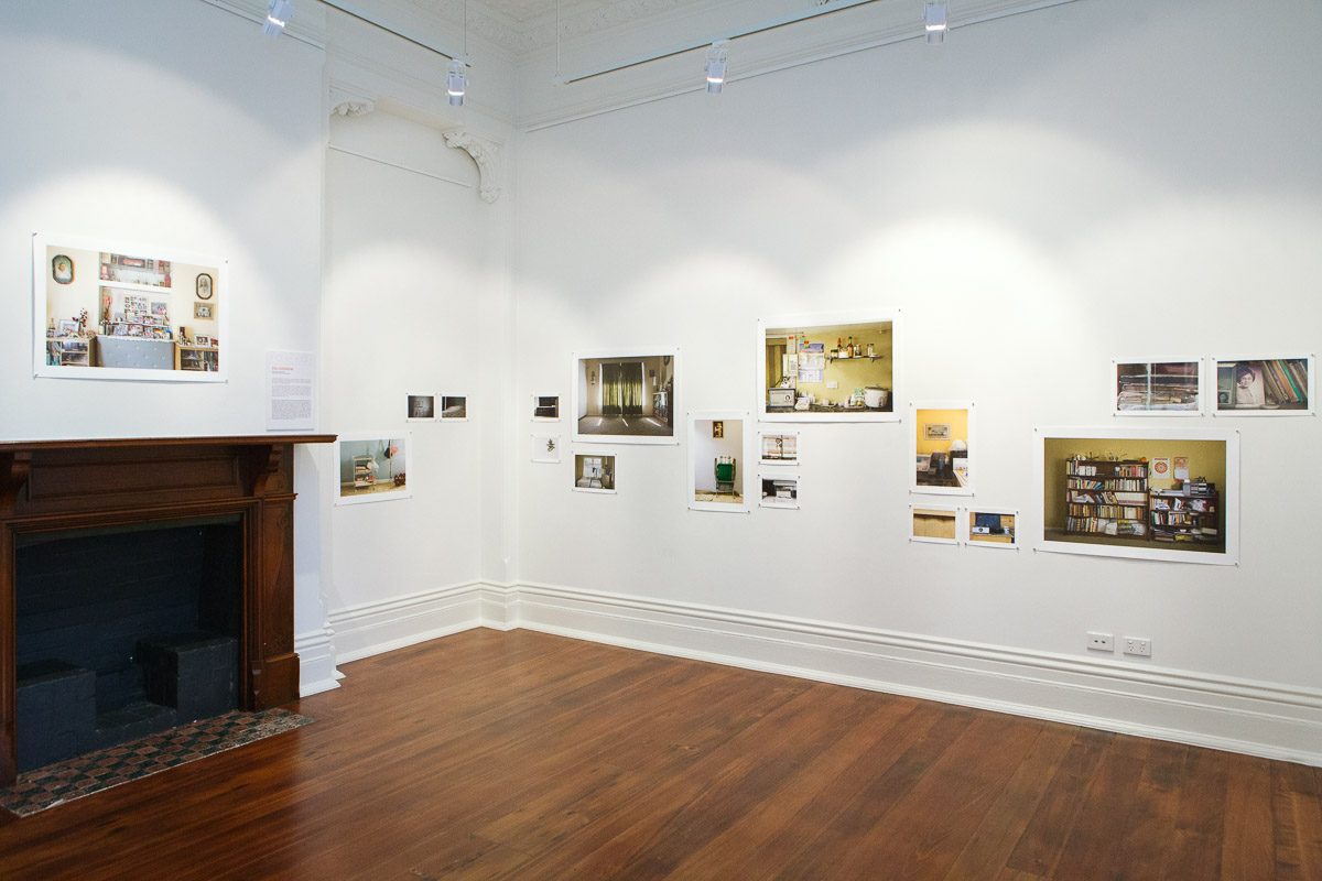 Pia Johnson, installation view, Closing the Distance, 2017, Bundoora Homestead Art Centre. Photo: Nicola Dracoulis.