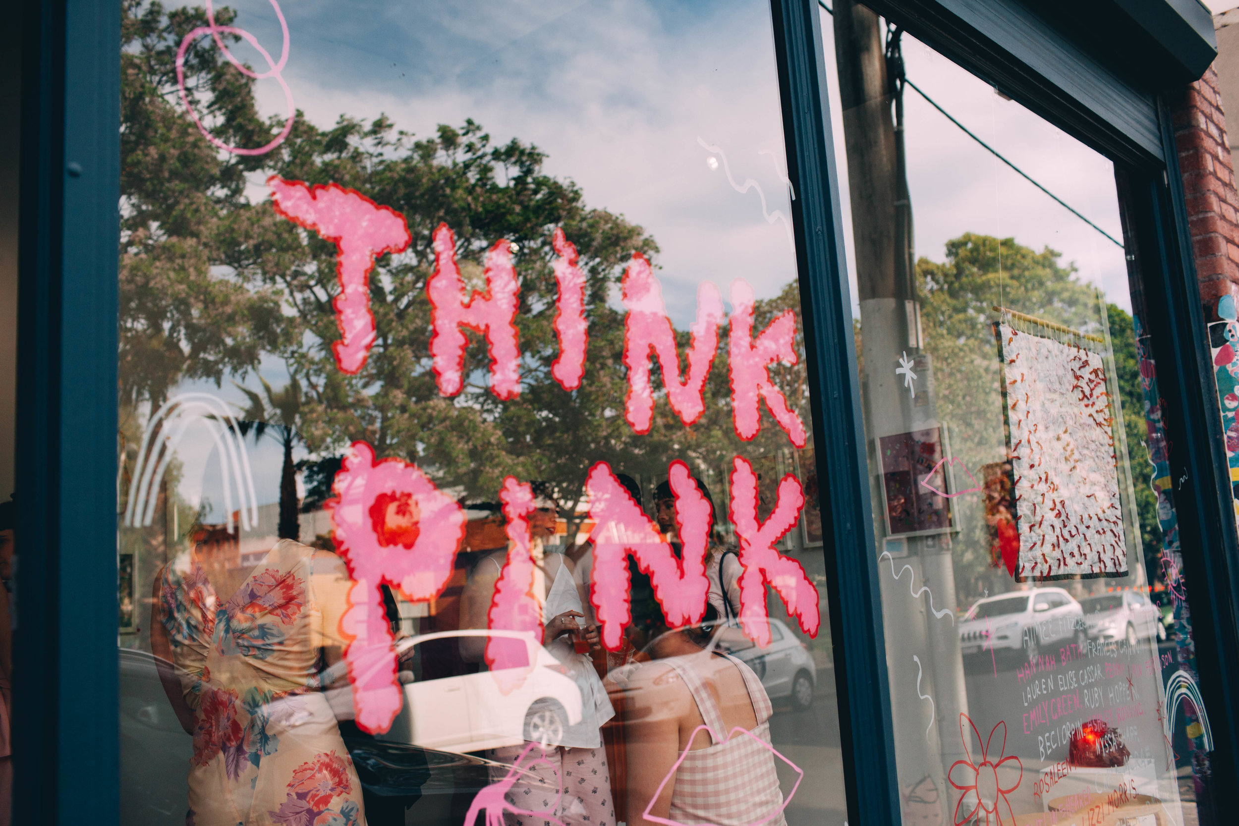  Installation view,  Think Pink,  2016, ENOUGH Space, Melbourne. Photo: Zoe Harriet. 