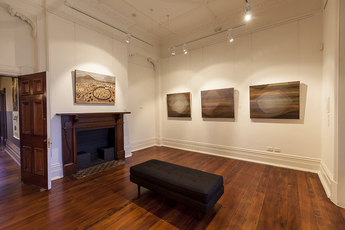 Installation view, Lucky?, 2018, Bundoora Homestead Art Centre, Melbourne. Photo: Jorge de Araujo