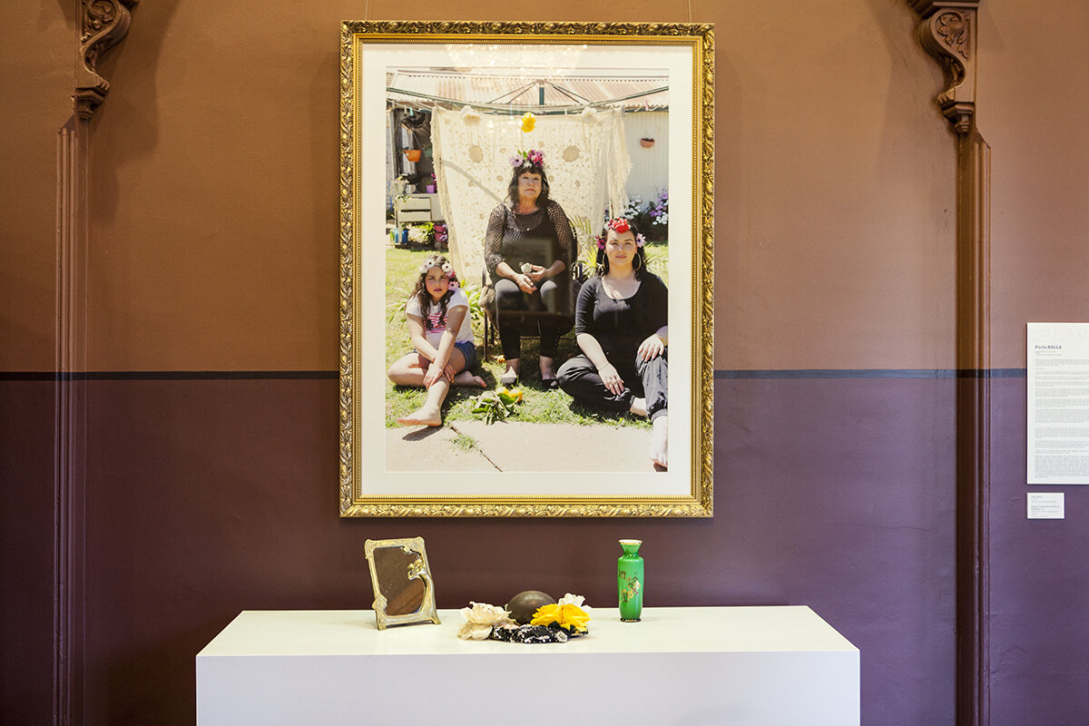  Installation view,  Lucky?,  2018, Bundoora Homestead Art Centre, Melbourne. Photo: Jorge de Araujo 