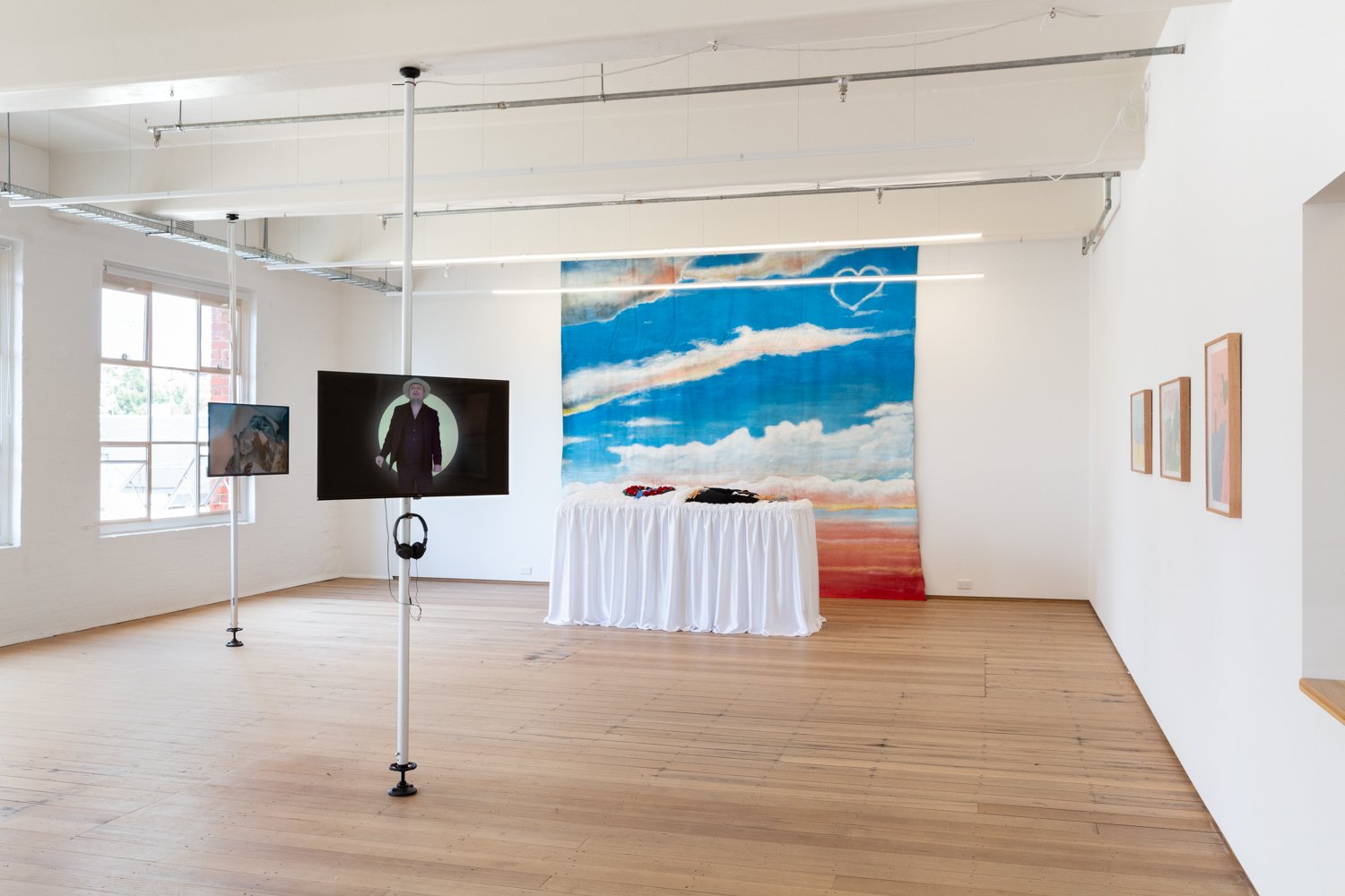  Install view,  Sincerely Yours,  2022, Arts Project Australia and West Space. Photo credit: Janelle Low 