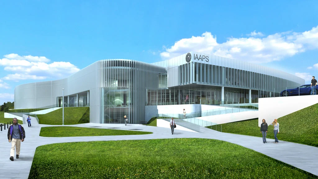 An architect's design of the IAAPS facility