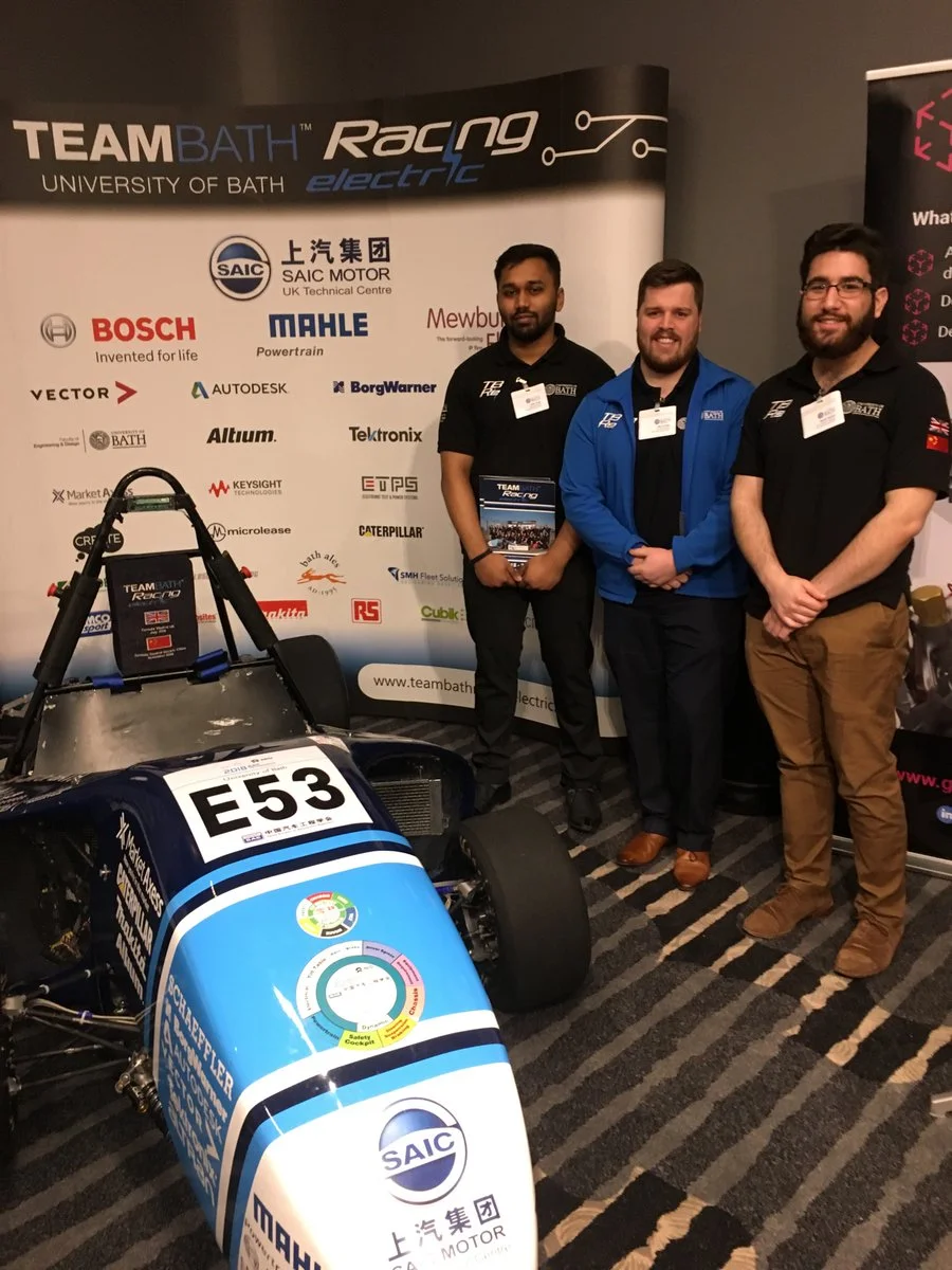 Team Bath Racing Electric (TBRe) 2018’s racing car