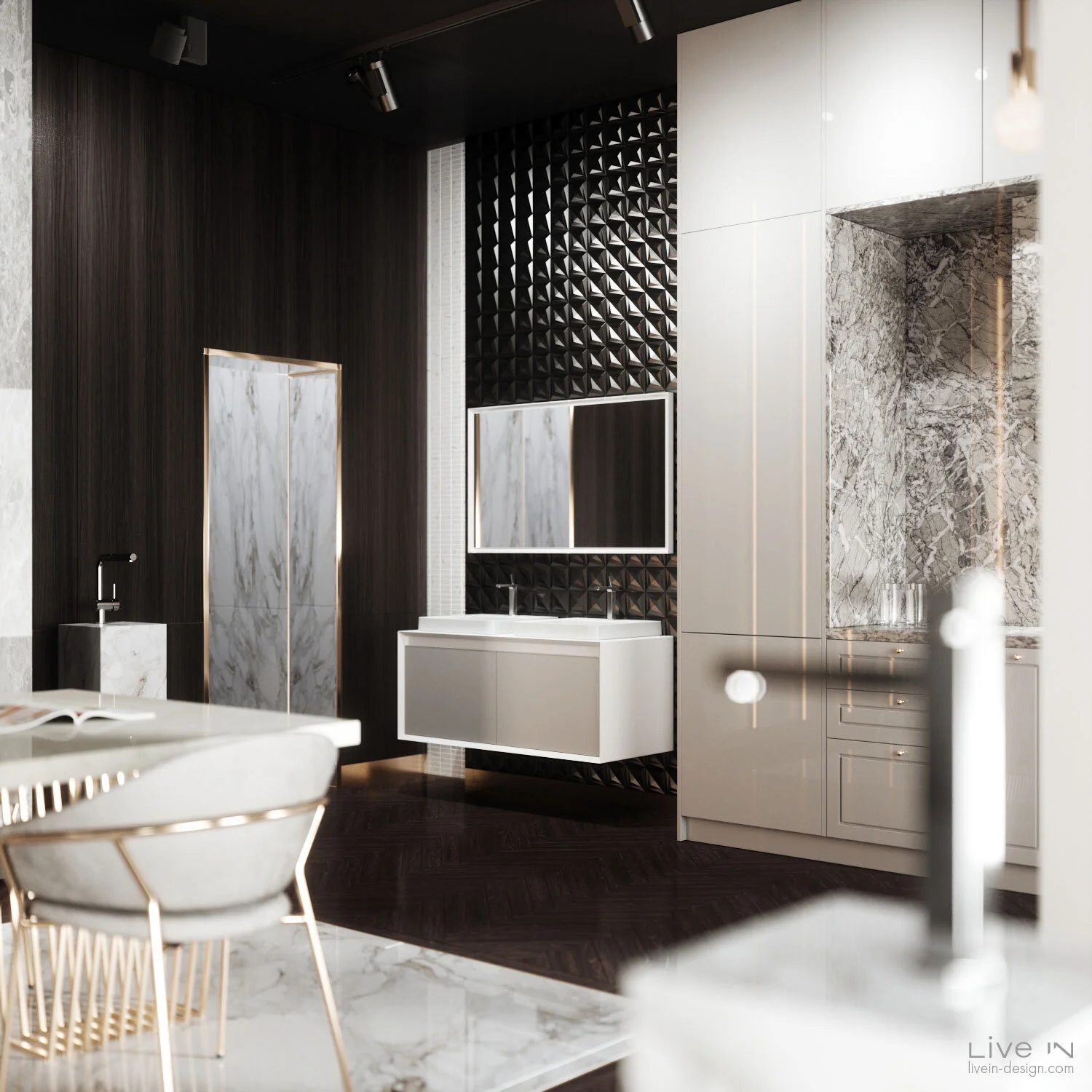 'Ultra Suede' Showroom — Live IN