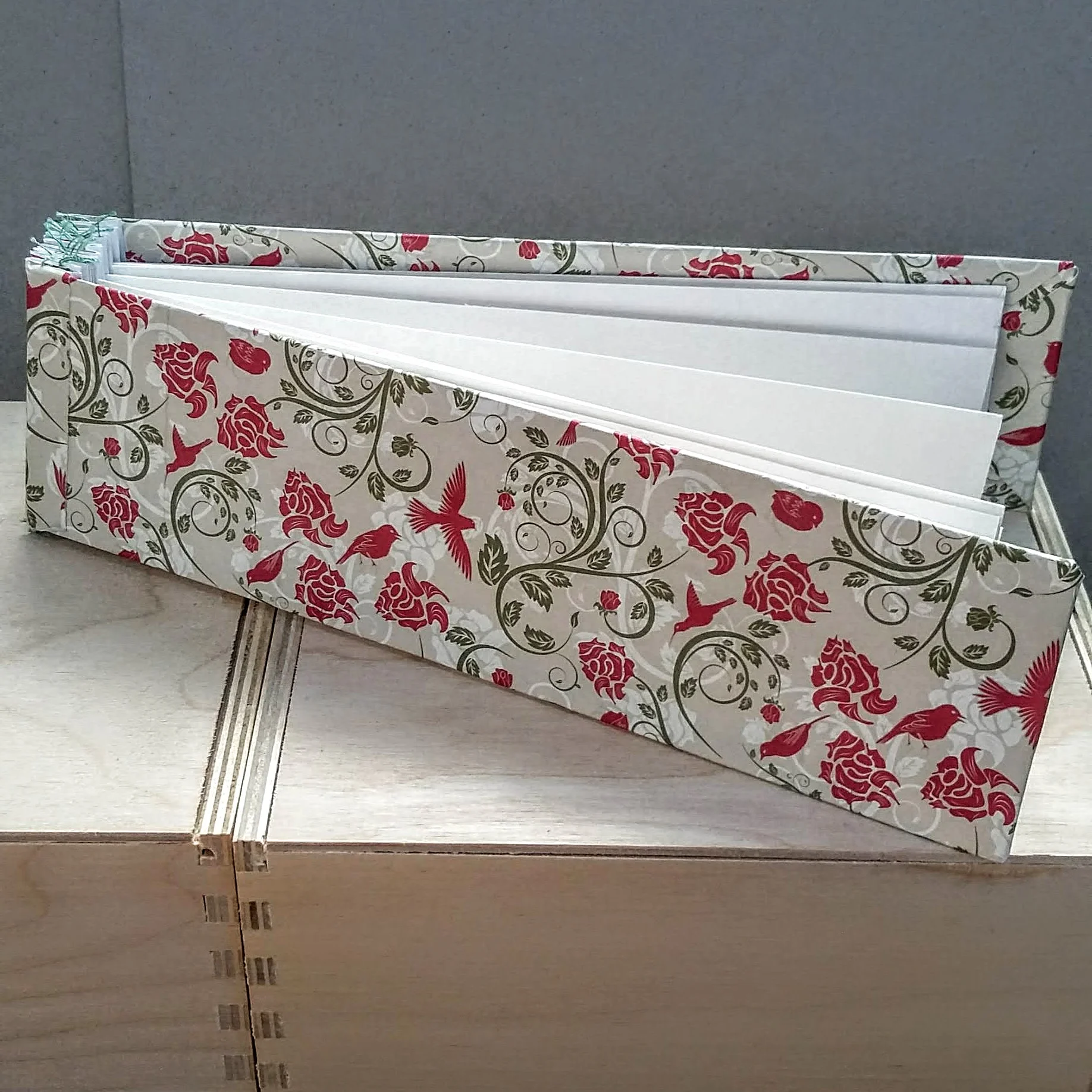 Flag book. 22.5 x 16 cm. 32 sides 16 pages. £15 plus p&p