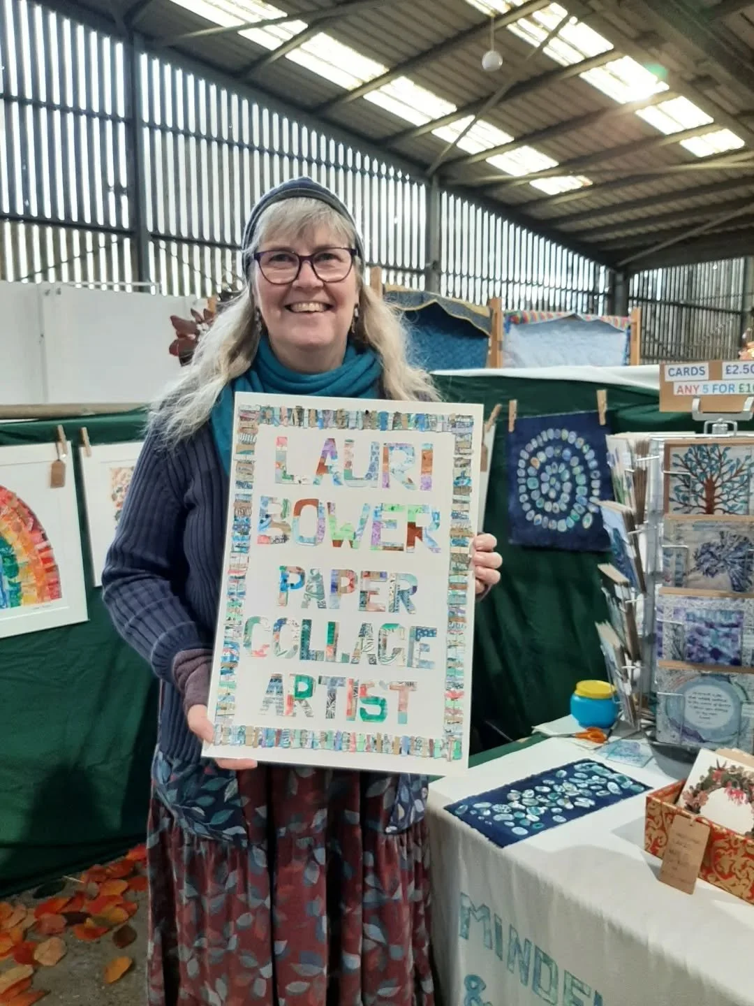 @craftsinthepen Open now till 4pm. 
Come and say hello 👋 
Check out my #PaperCollages 

#TheCreativeSpace #MindfulnessAndCreativity #PaperCollageArtist #PaperCollageArt #CraftsInThePen #ShopLocal #ShopSmall #ShopSmallBusiness #ShopIndependent #ShopS