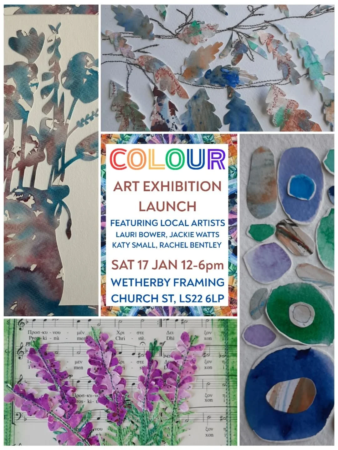 Don't we all need some colour in our lives right now? That's what the #Colour exhibition at @wetherbyframing is for. 
Starting with a launch this Saturday 12-6pm we invite you to come and revel in the colours of local artists. 
The exhibition runs un