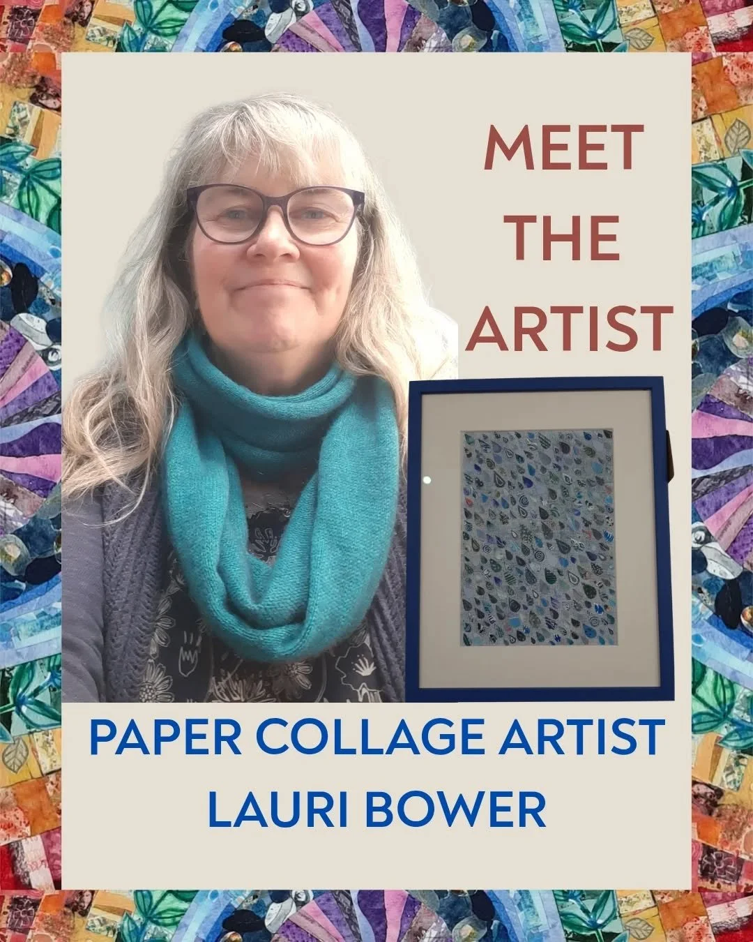 New curator Lauri @the_creative_space_uk will demonstrate her #PaperCollage Artwork in the gallery each week. This will usually be on Thursdays but this week only it will be Friday 23rd Jan. 
Come and see her work from 10am to 4pm. 
Lauri's work is i