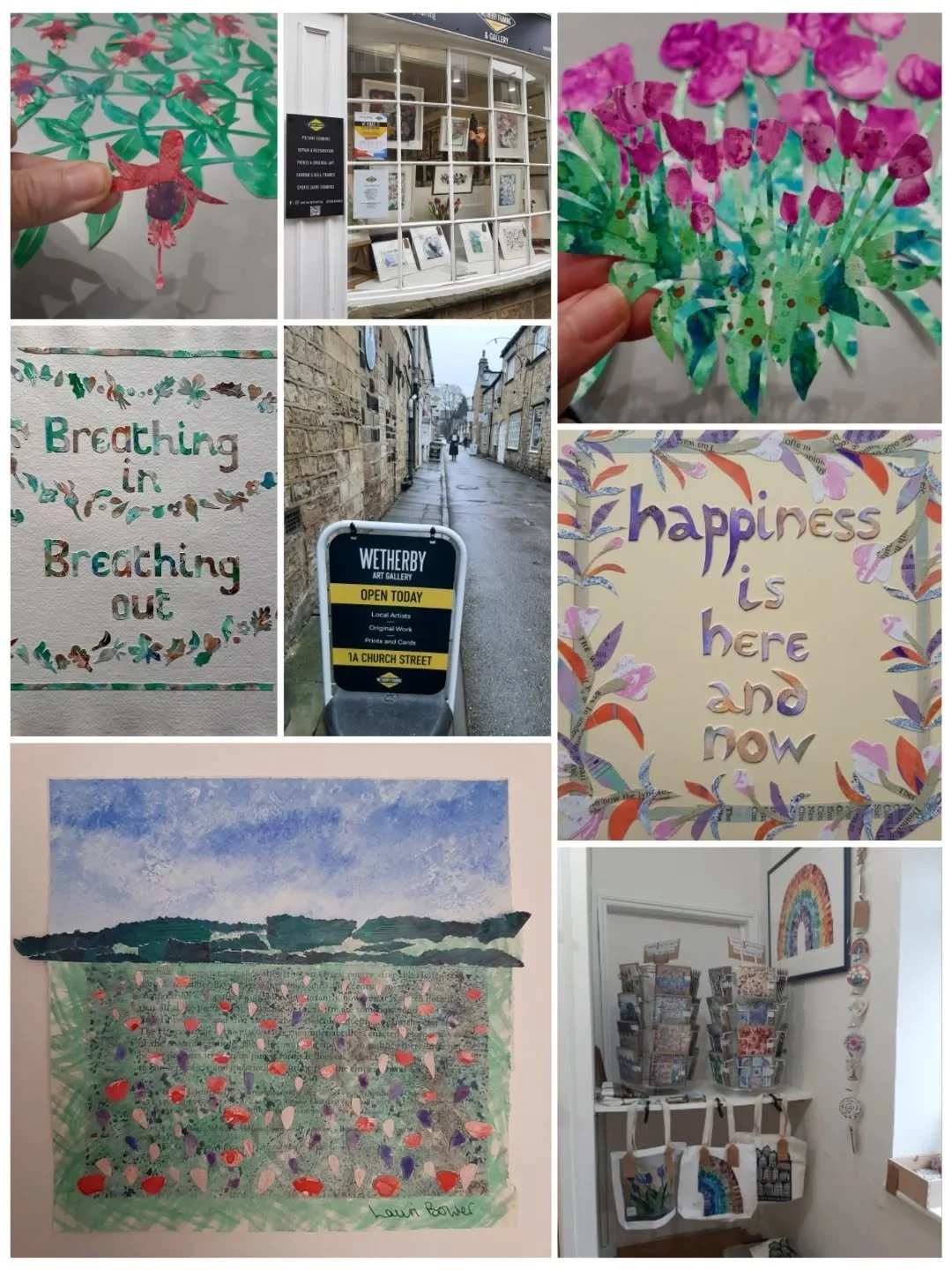 #MarchMeetTheMaker Where to find me. 
This year my work is based at #WetherbyGallery @wetherbyframing 
On Saturday 4 April we launch our new exhibition Words.
This will feature some of my work seen here as well as words in different forms from local 