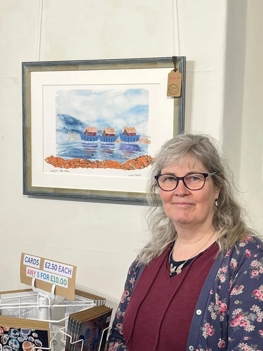 Red dots are great aren't they! 😍
This piece, from my trip to Viet Nam two years ago, sold twice at the exhibition launch on Saturday! 
Amazing! 
And at exactly the same time. As a friend who'd been in earlier phoned to say they'd like it, my brothe