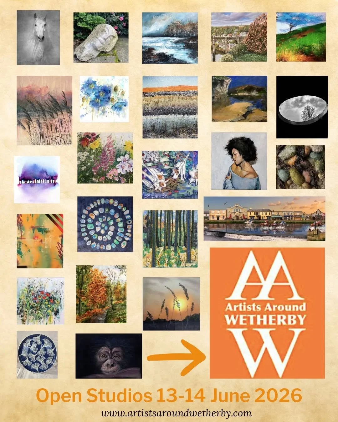 Check out the amazing artwork to view this weekend for @artists_around_wetherby #OpenStudios2026 
Artists in | Bardsey | Boston Spa | Collingham | 
| Scarcroft | Walton | Wetherby |
13-14 June, 10am to 5pm each day. 
https://www.artistsaroundwetherby