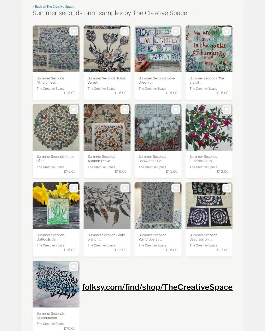 Check out my #FolksyShop for this weekend's #SummerSeconds sale. 
@folksyhq @folksysellers 

I've added print samples, most of which are smaller than the usual prints I sell and some are slices of the print for colour matching. 
There's some great ba