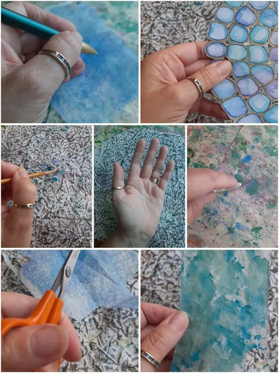Happy #LeftHandersDay 👈
Here's to all the lefties out there who had to find our own way of navigating a righthand world! 
Here's me celebrating my beautiful left hand that helps me create all my paper collages (amongst many other things).
Using my f