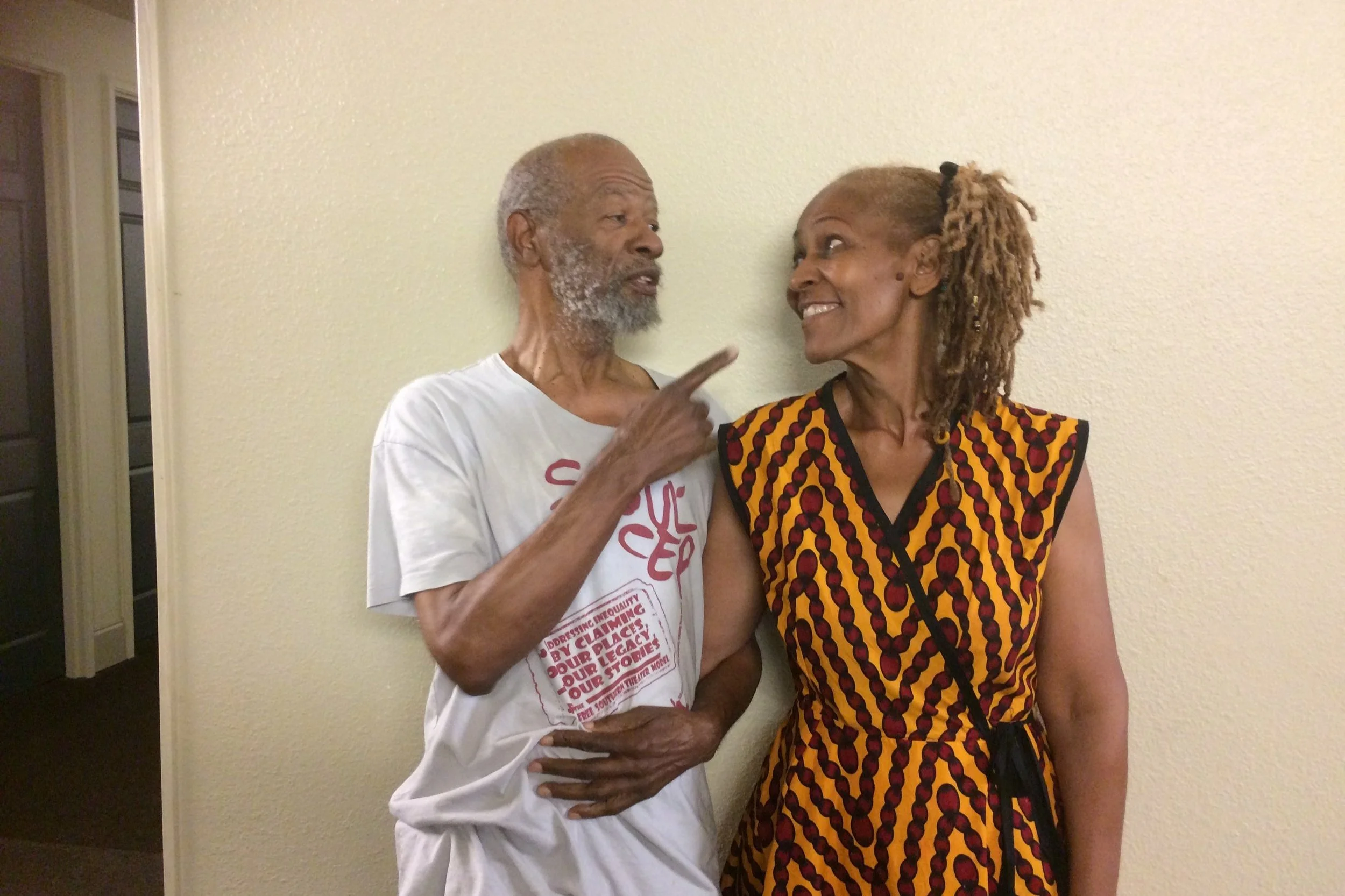 Client with Owner, Menhati, 2017