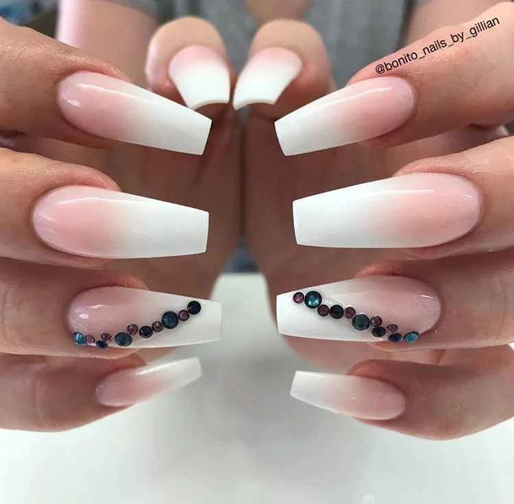 Swarovski Acrylic Nails.