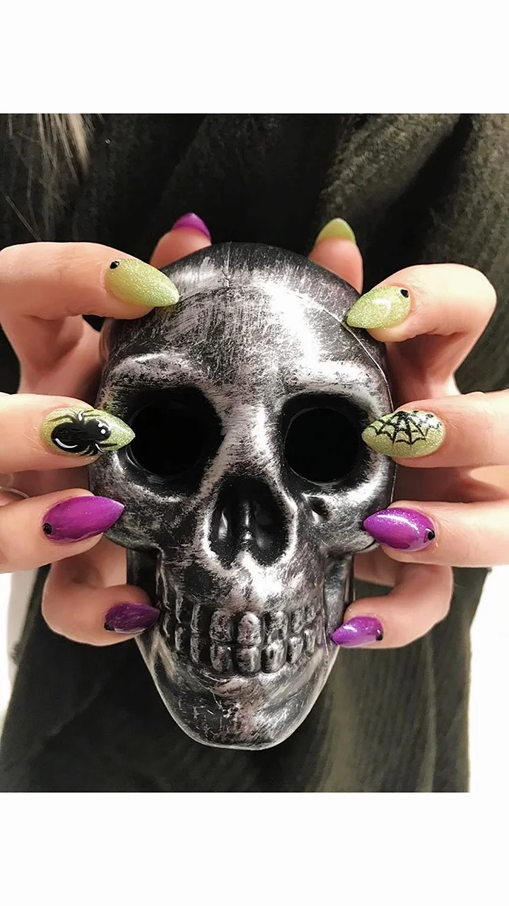 Halloween Special Events Acrylic Nails.